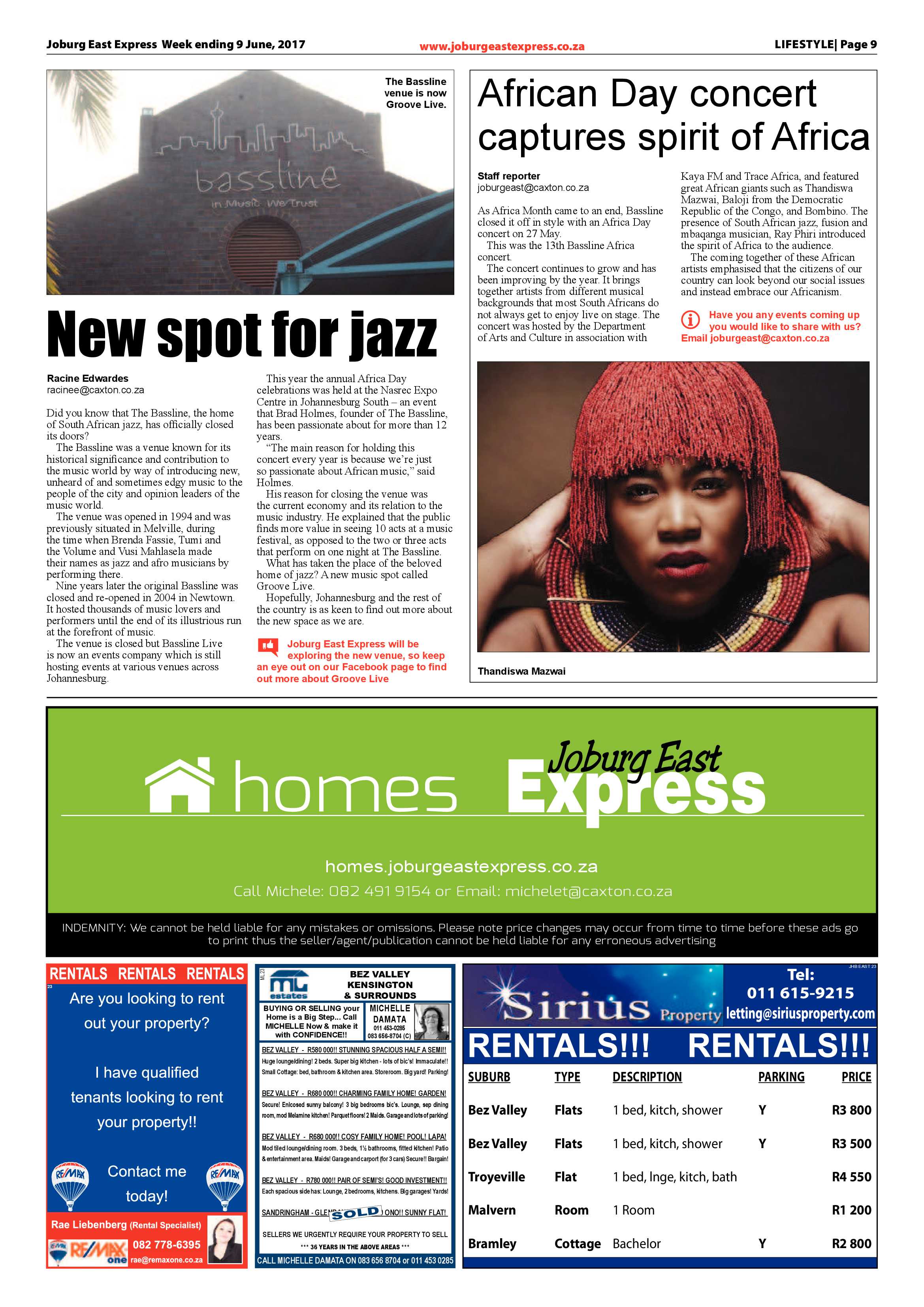 Joburg East Express 9 June 2017 page 9