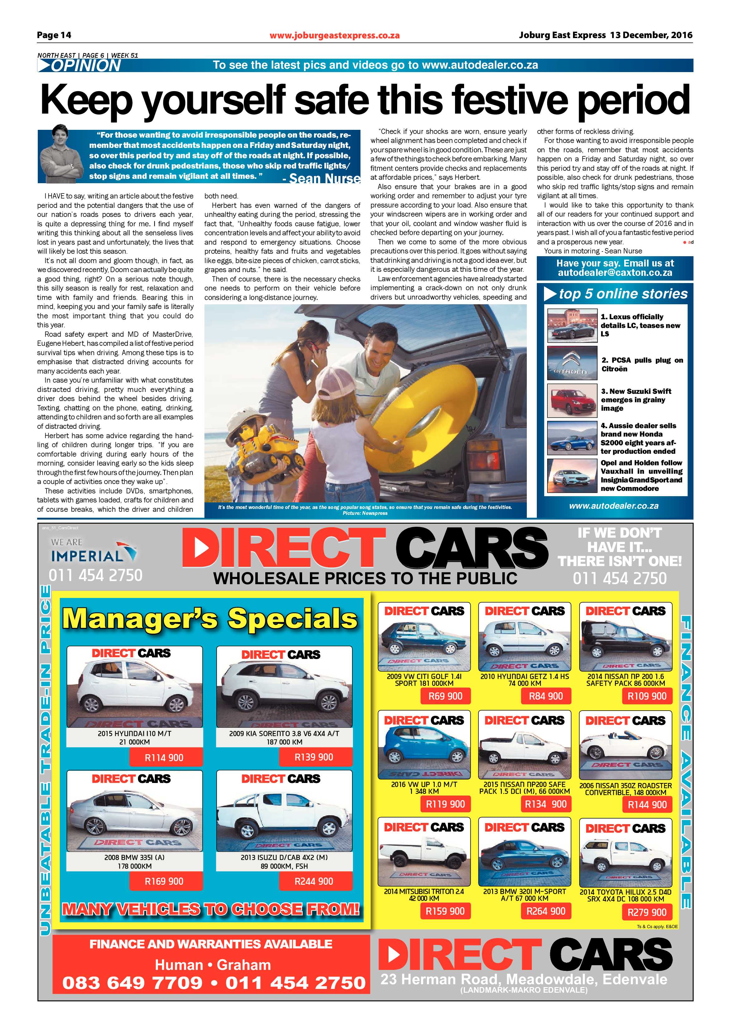 Joburg East Express 12 December 2016 page 14