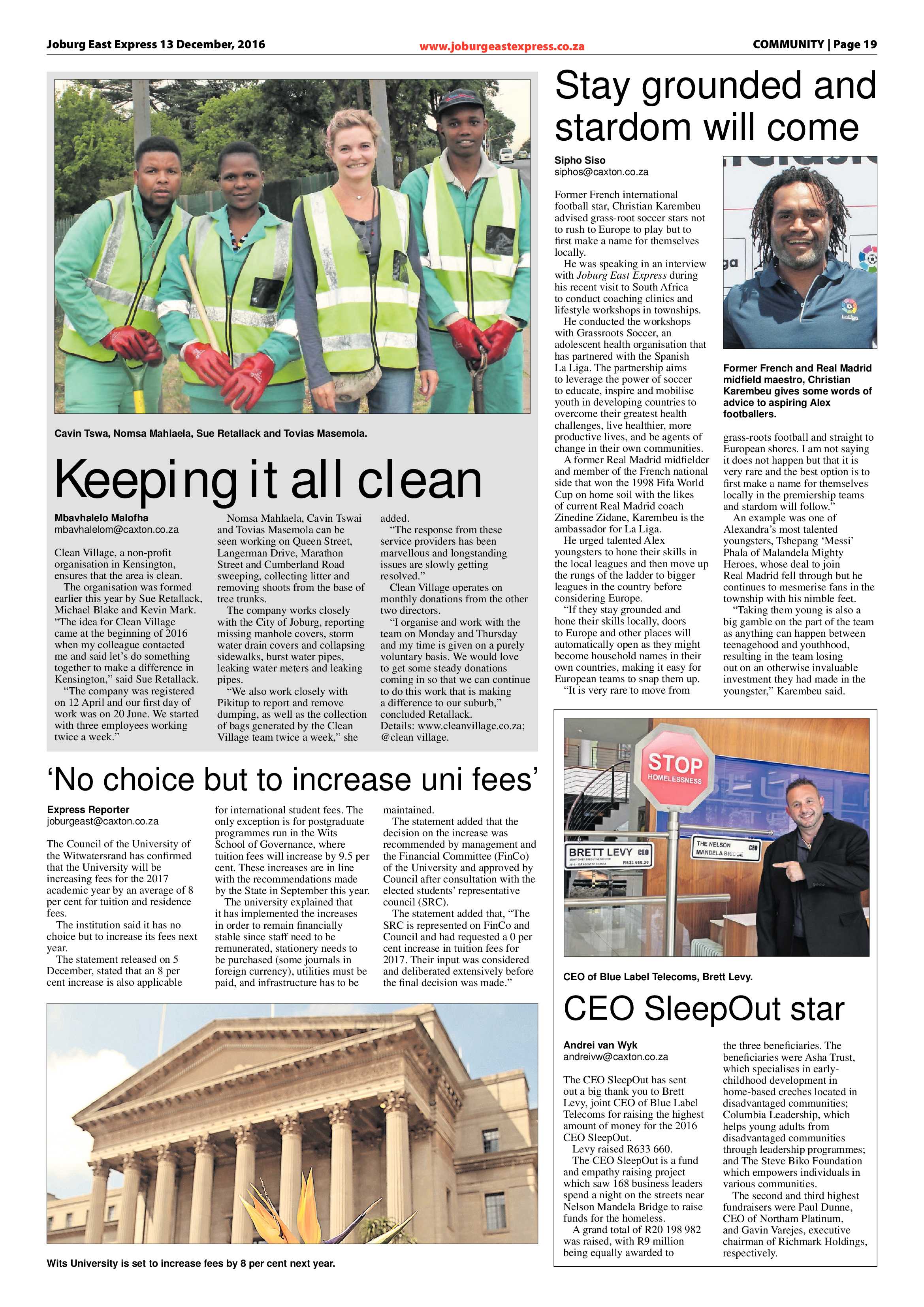Joburg East Express 12 December 2016 page 19
