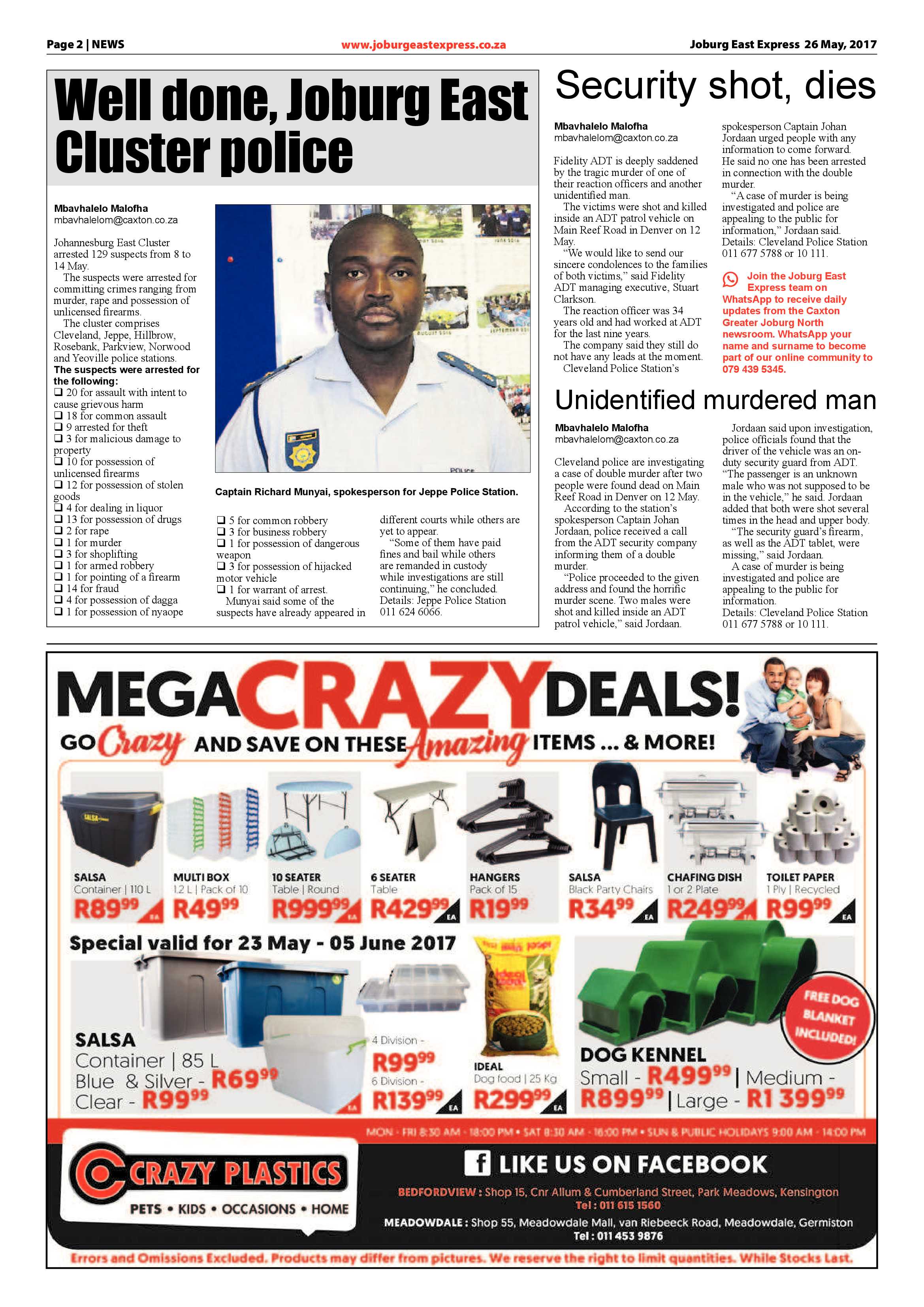 Joburg East Express 12 December 2016 page 2