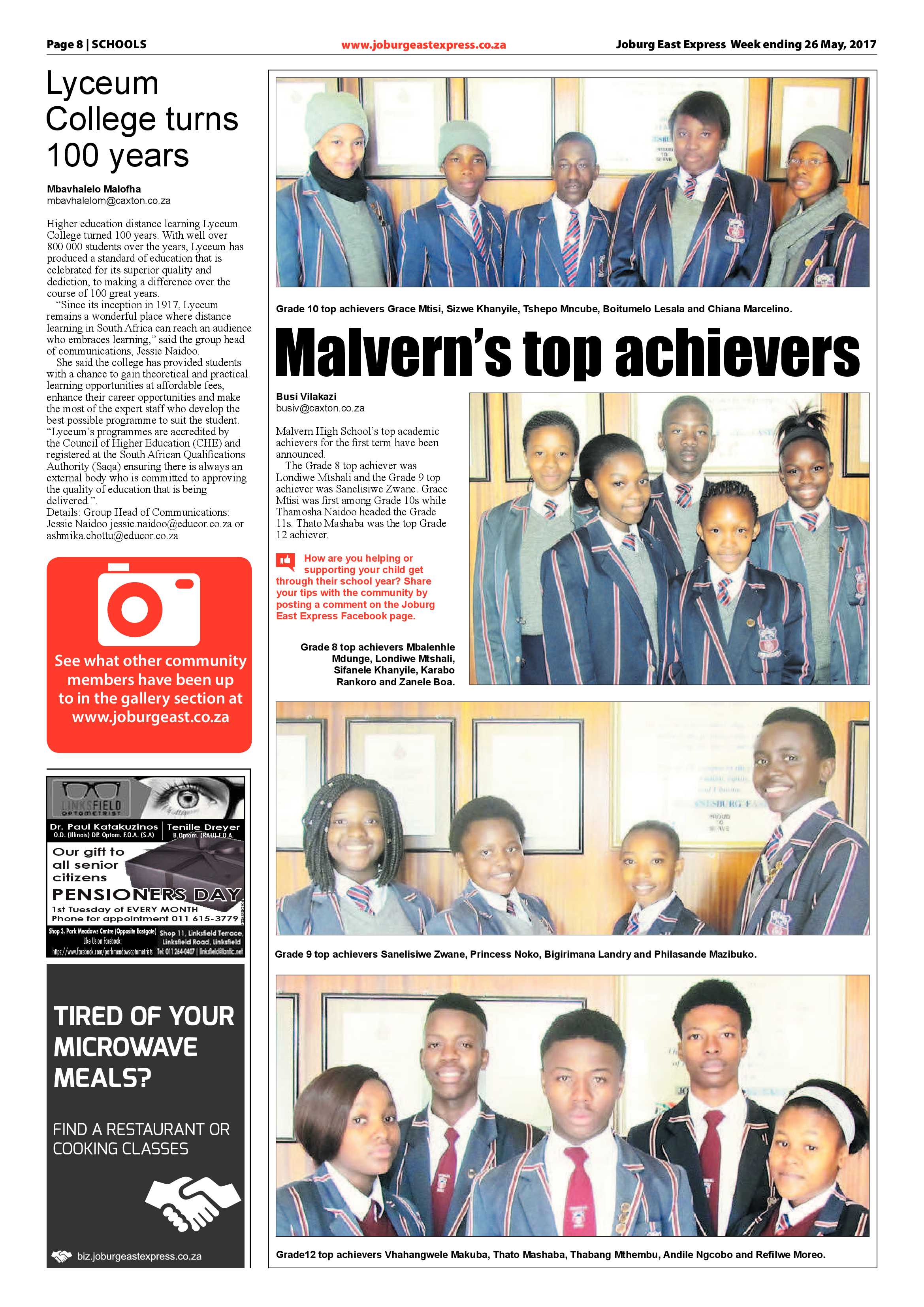 Joburg East Express 12 December 2016 page 8