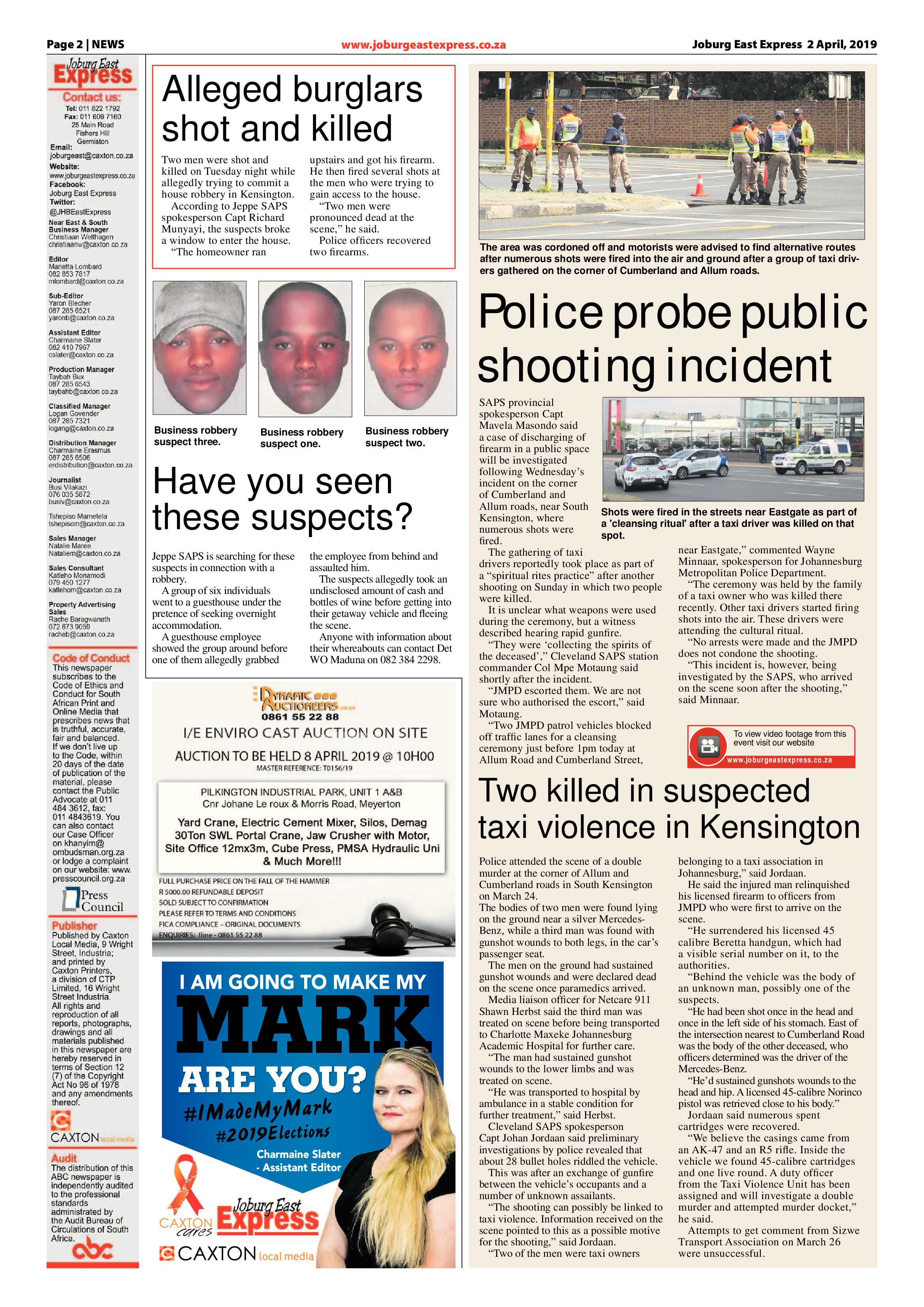 Joburg East Express 02 April 2019 page 2