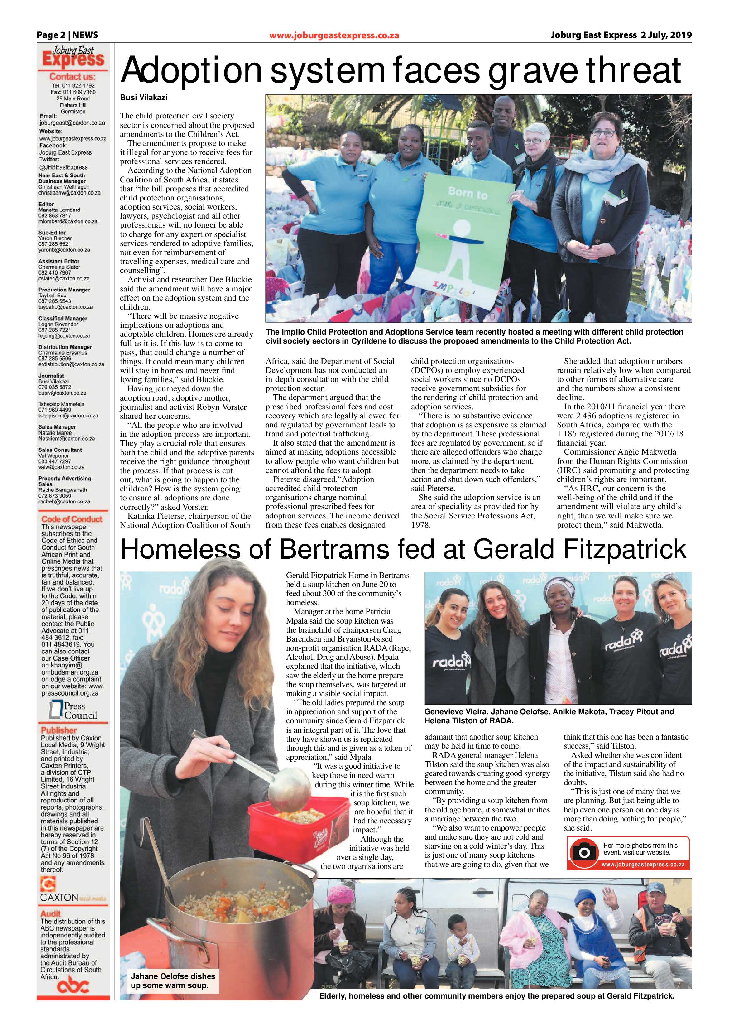 Joburg East Express 02 July 2019 page 2