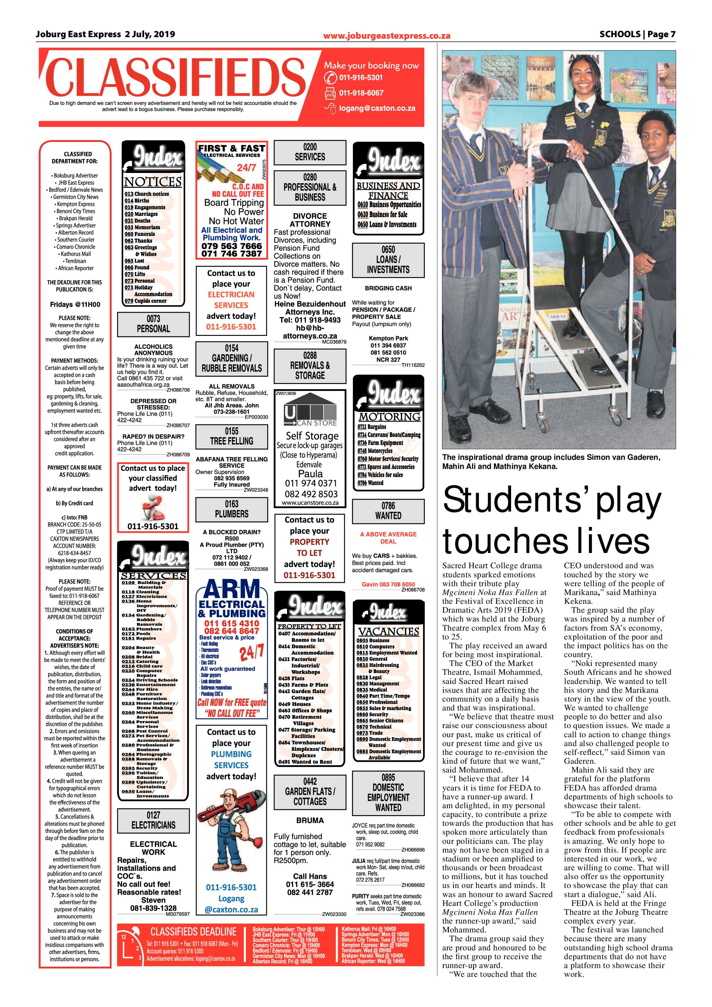 Joburg East Express 02 July 2019 page 7