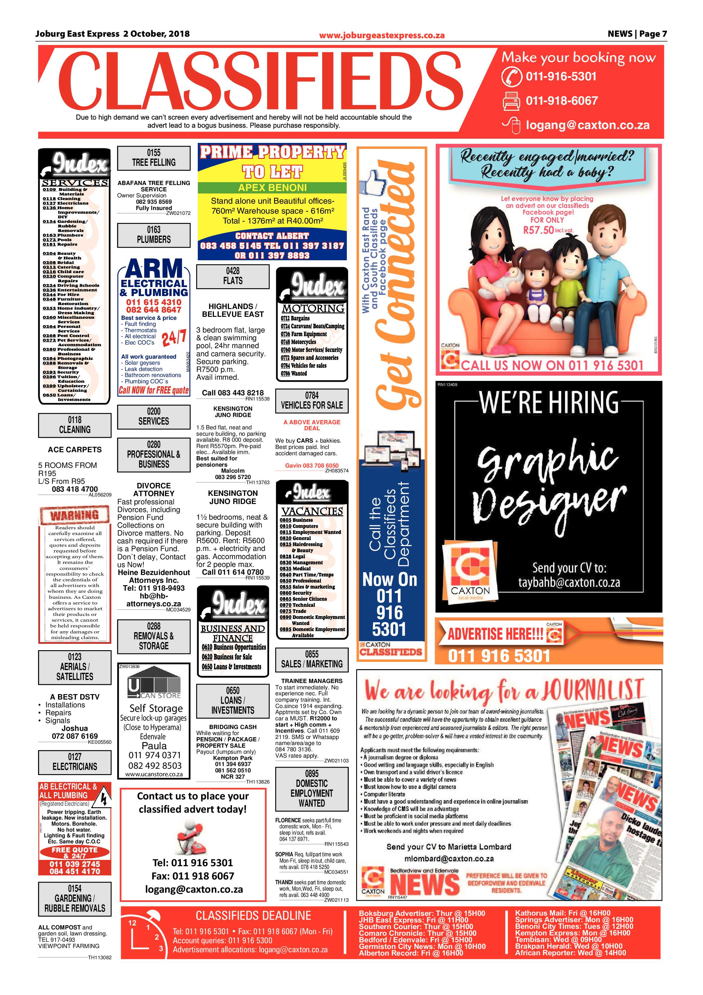 Joburg East Express 02 October 2018 page 7