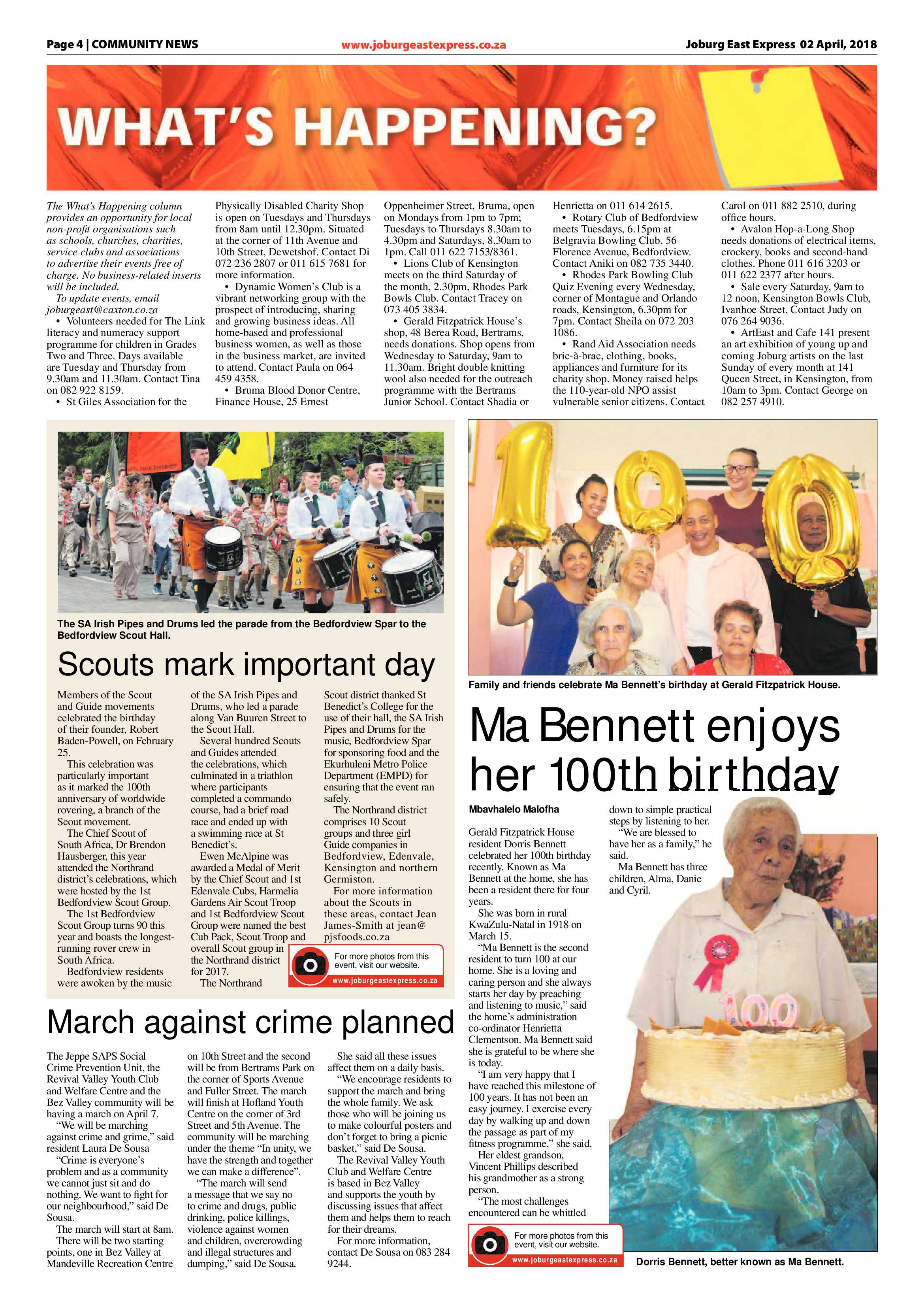Joburg East Express 03 April 2018 page 4