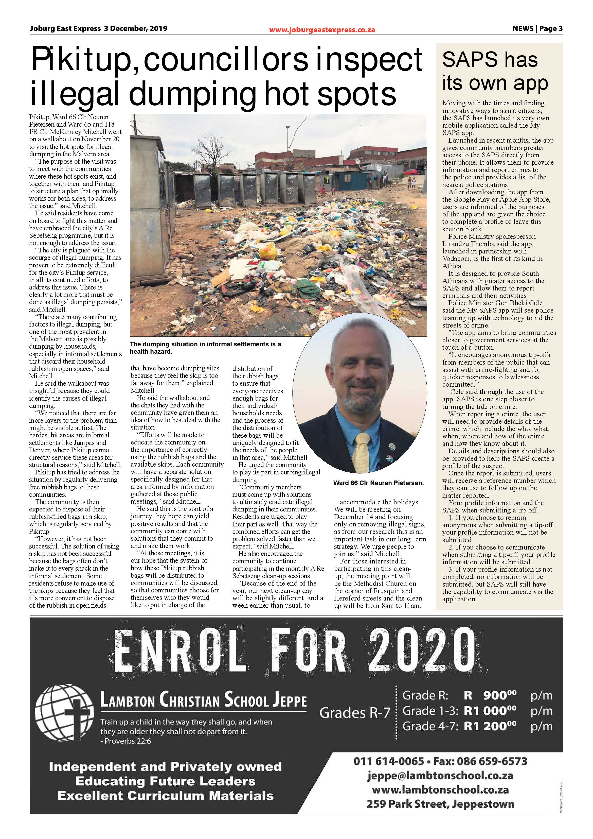Joburg East Express 03 December 2019 page 3