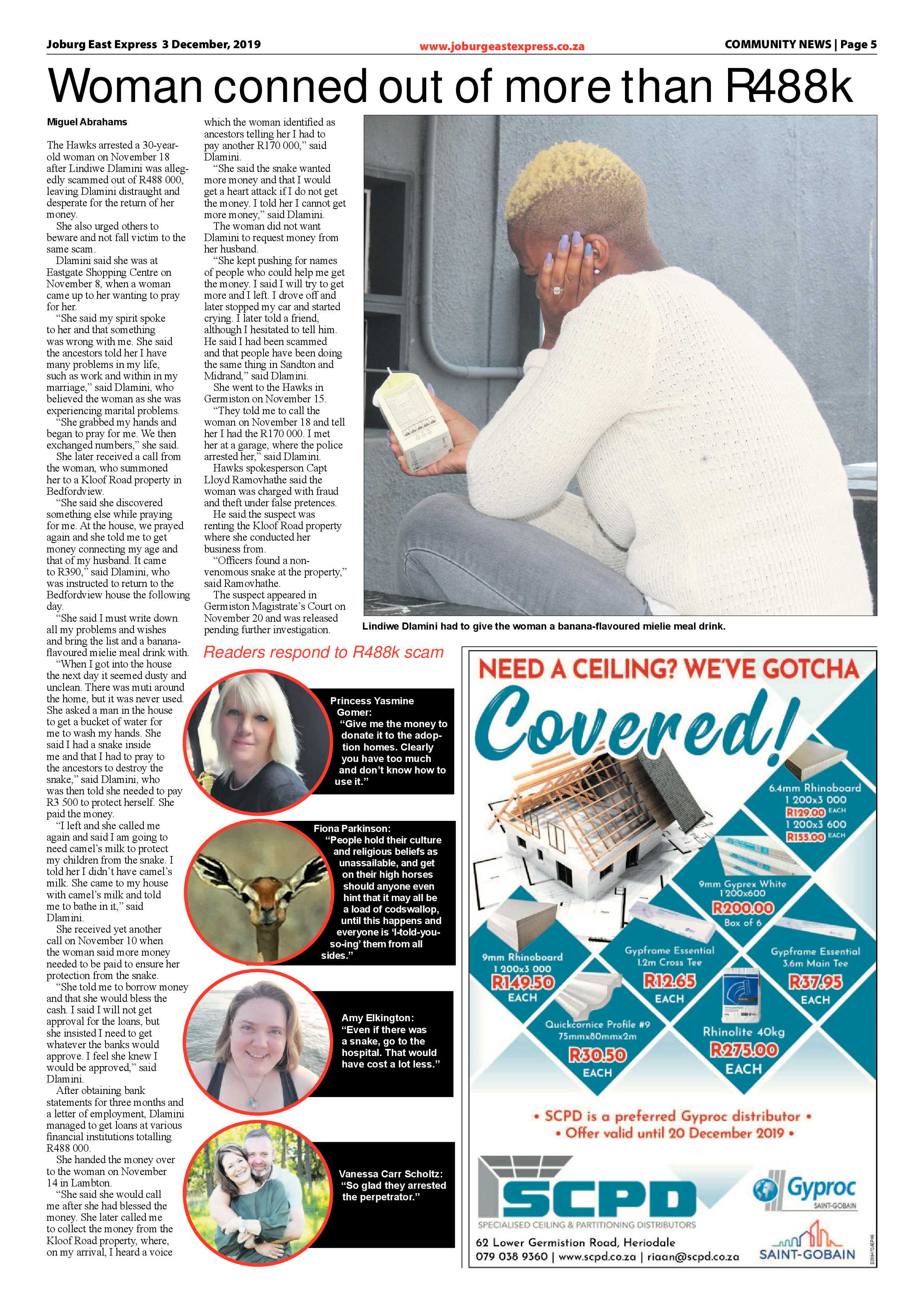 Joburg East Express 03 December 2019 page 5