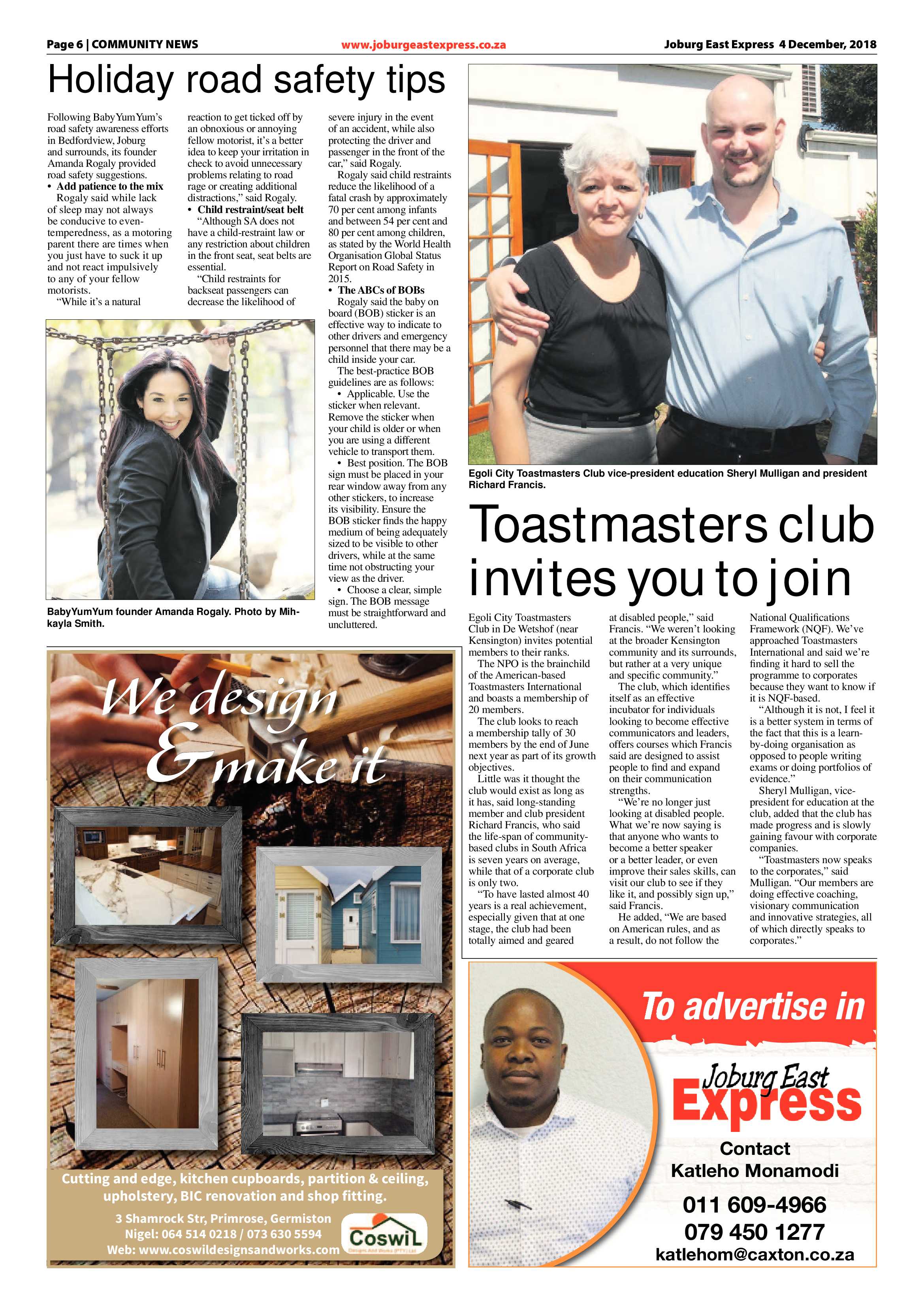 Joburg East Express 04 December 2018 page 6