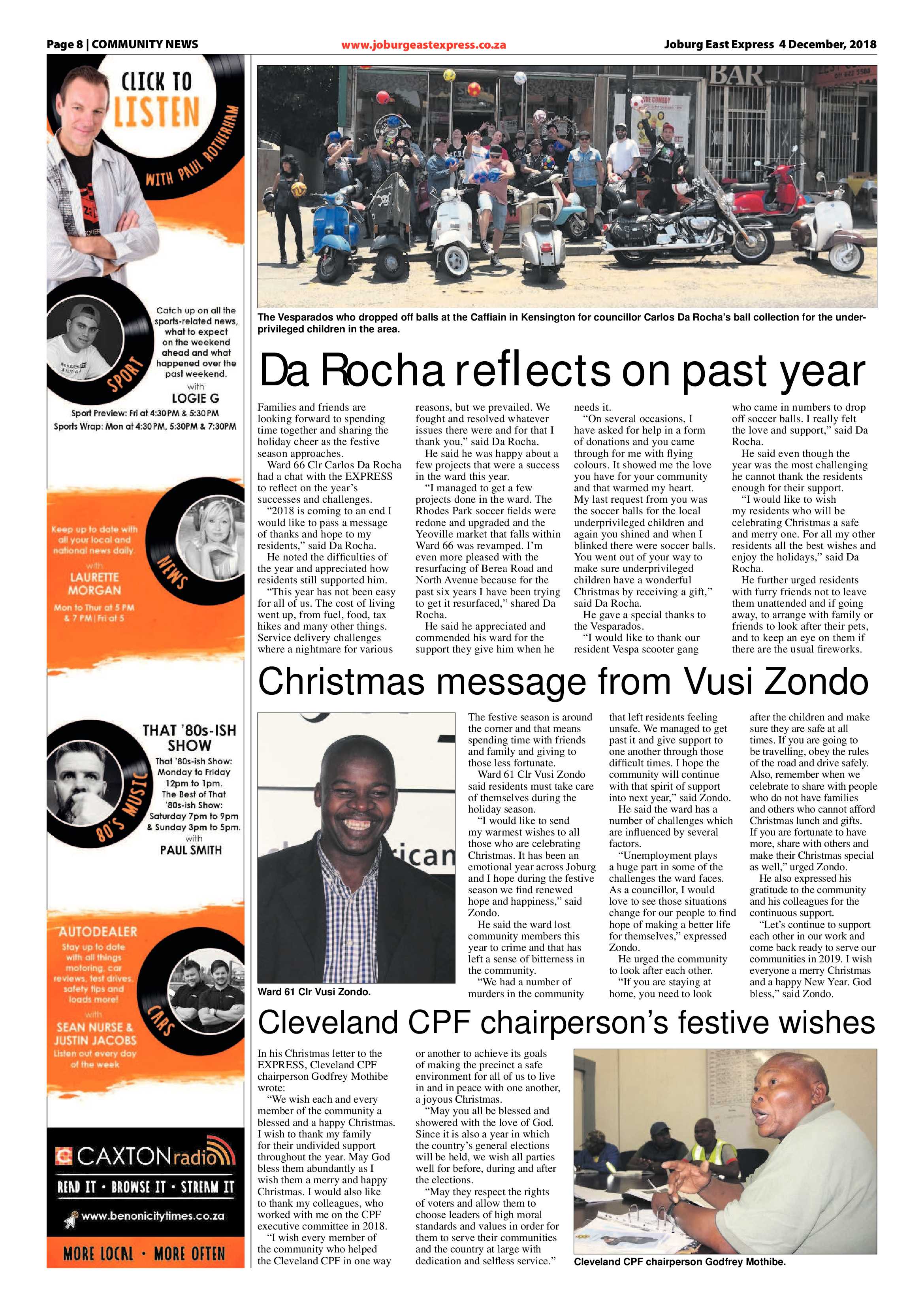 Joburg East Express 04 December 2018 page 8