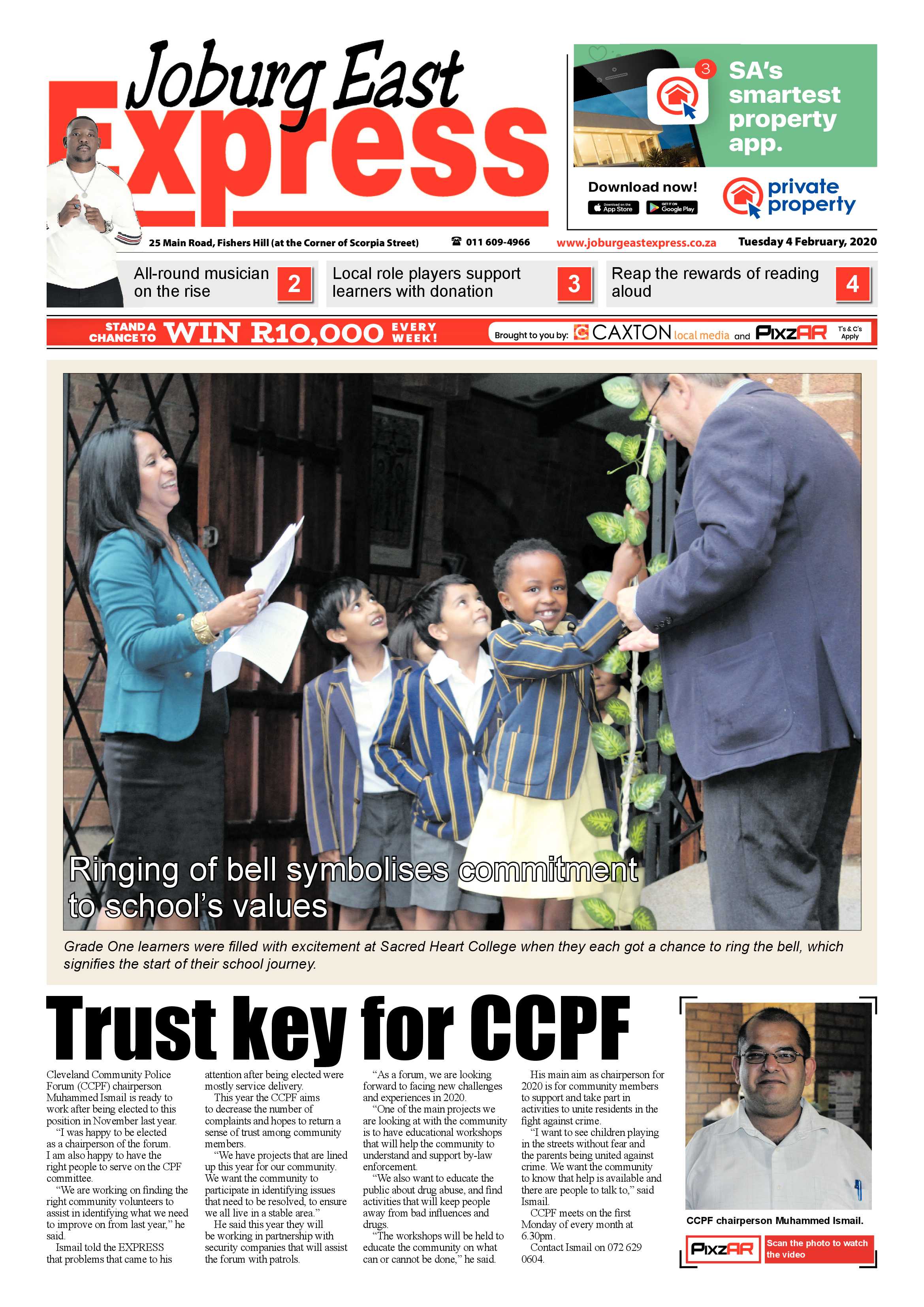 Joburg East Express 04 February 2020 page 1