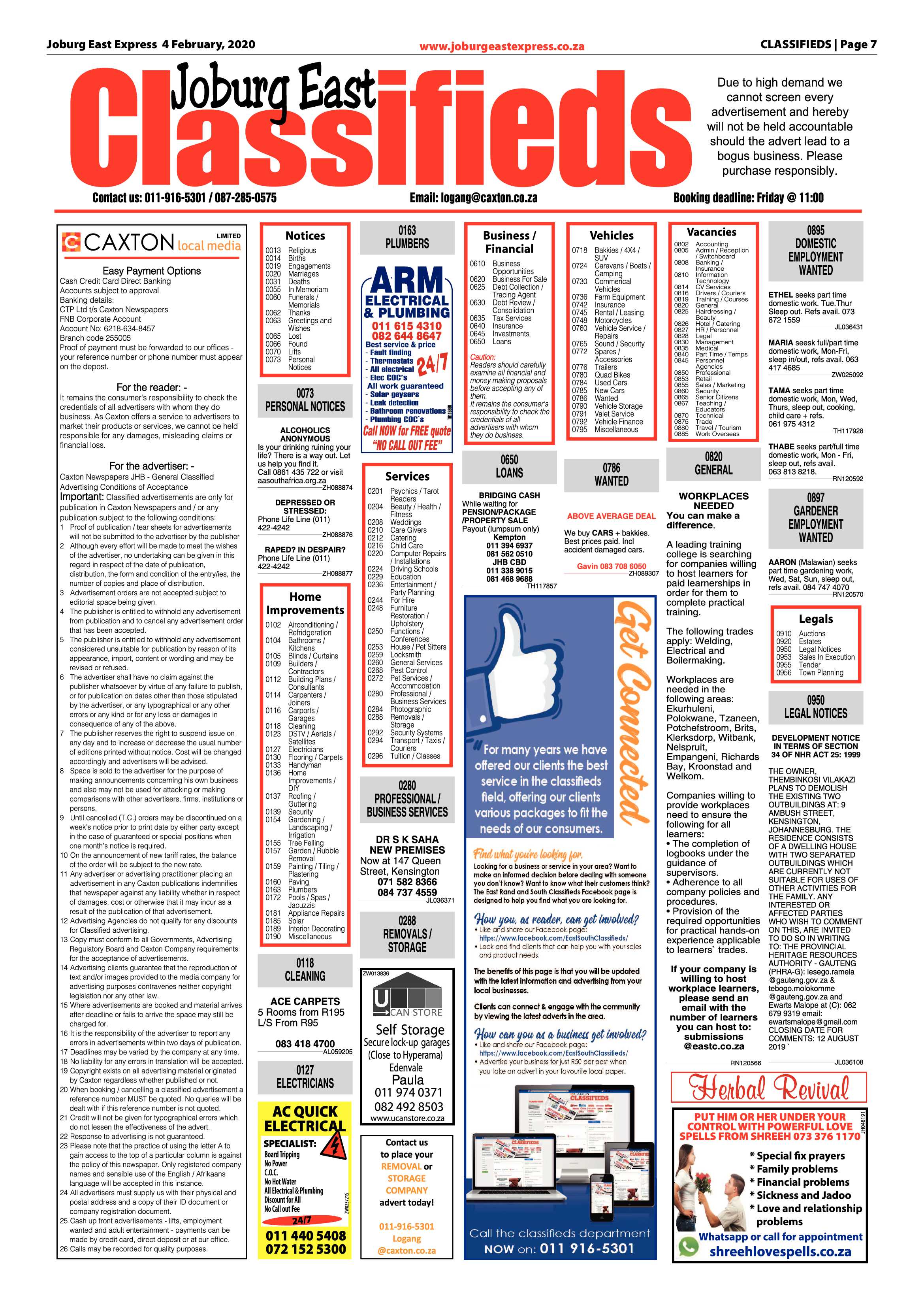 Joburg East Express 04 February 2020 page 7