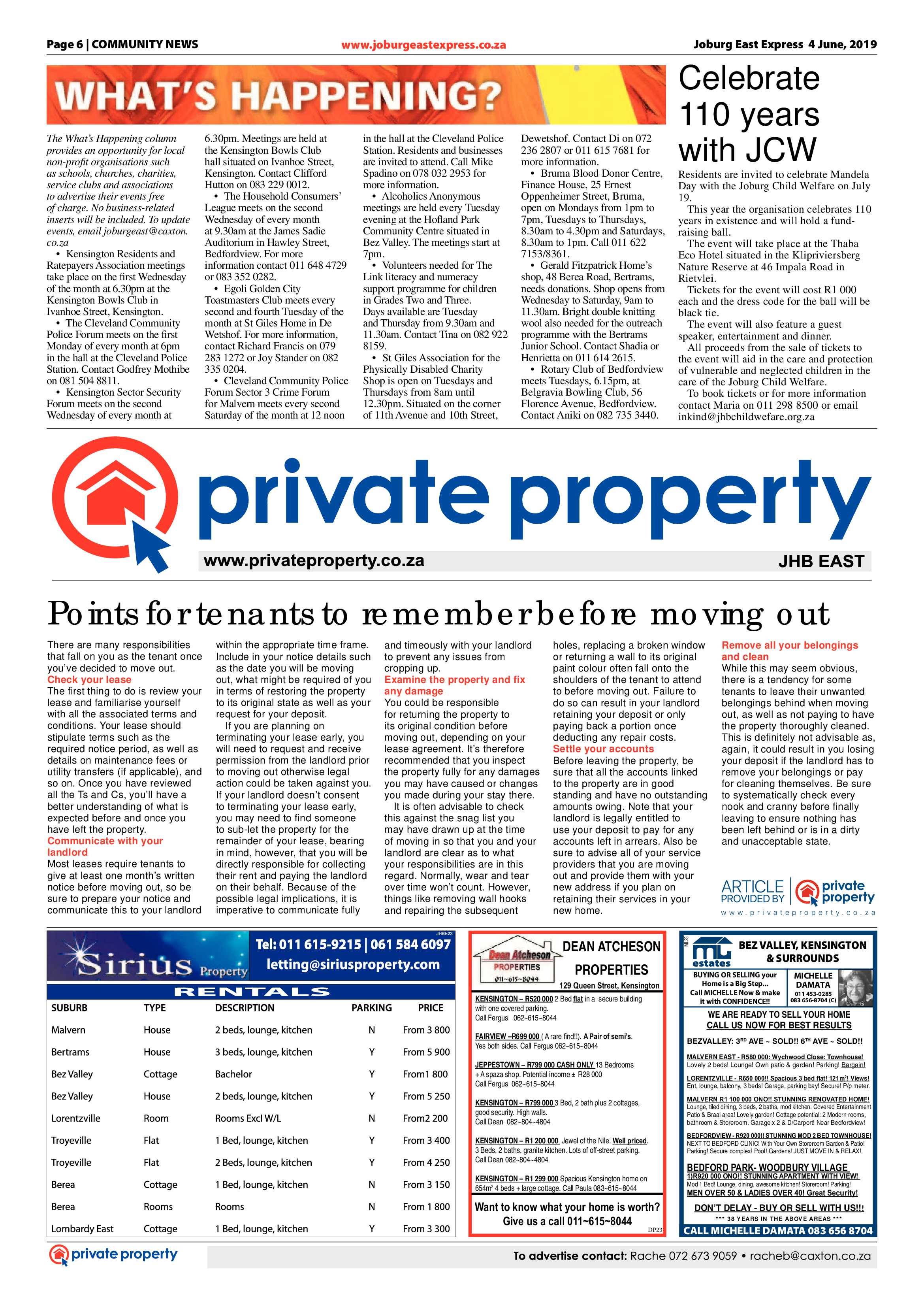 Joburg East Express 04 June 2019 page 6