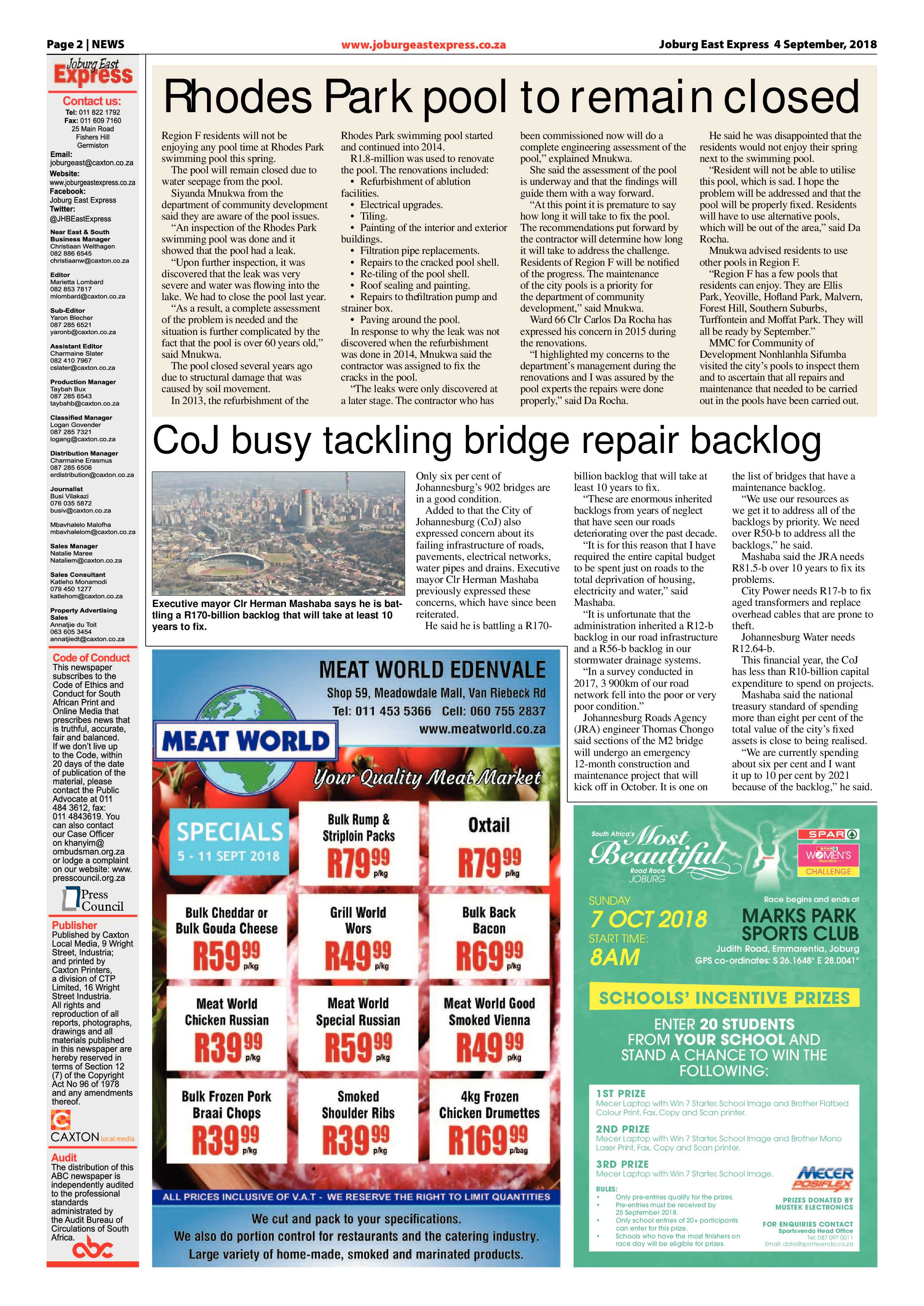 Joburg East Express 04 September 2018 page 2