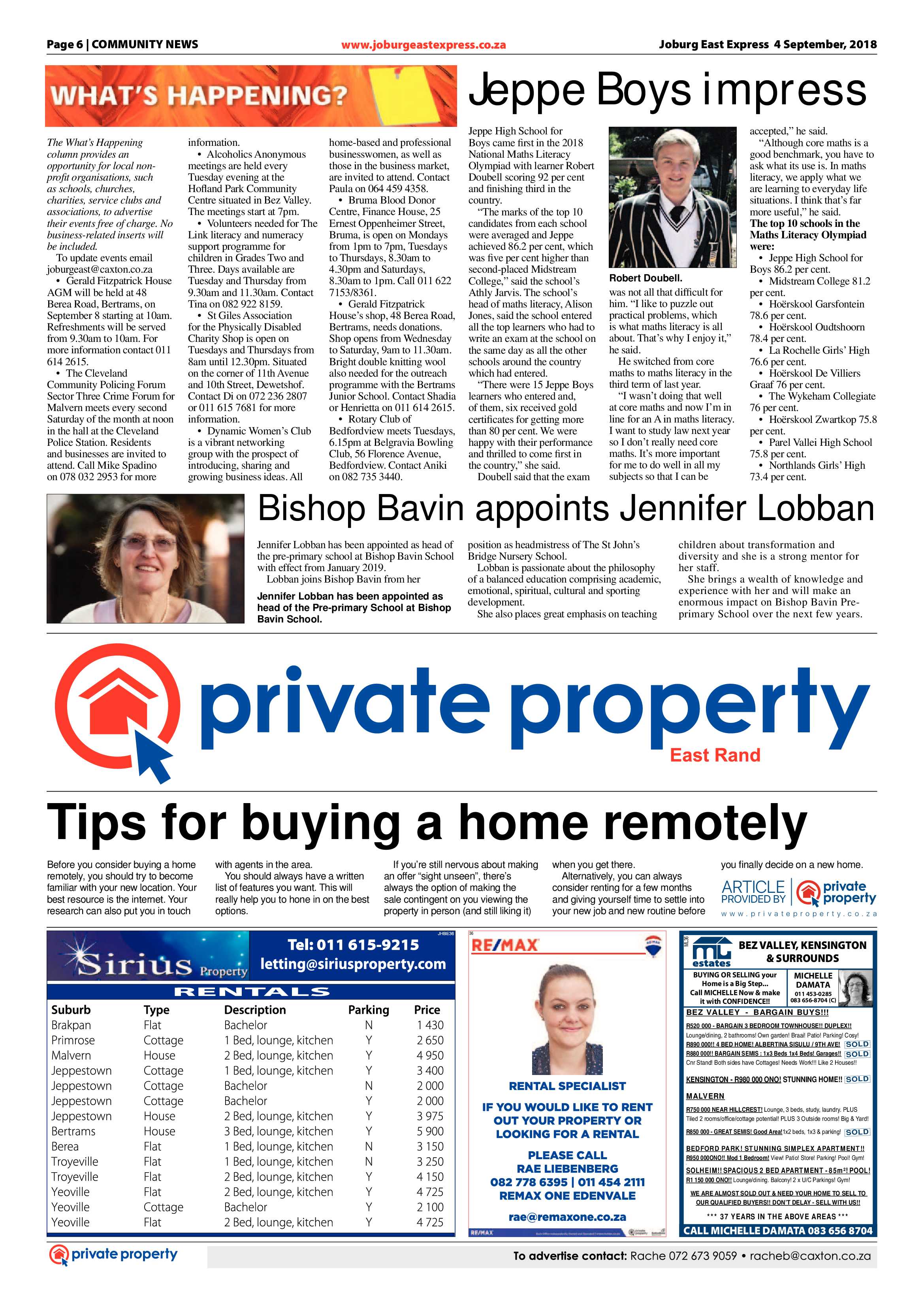 Joburg East Express 04 September 2018 page 6