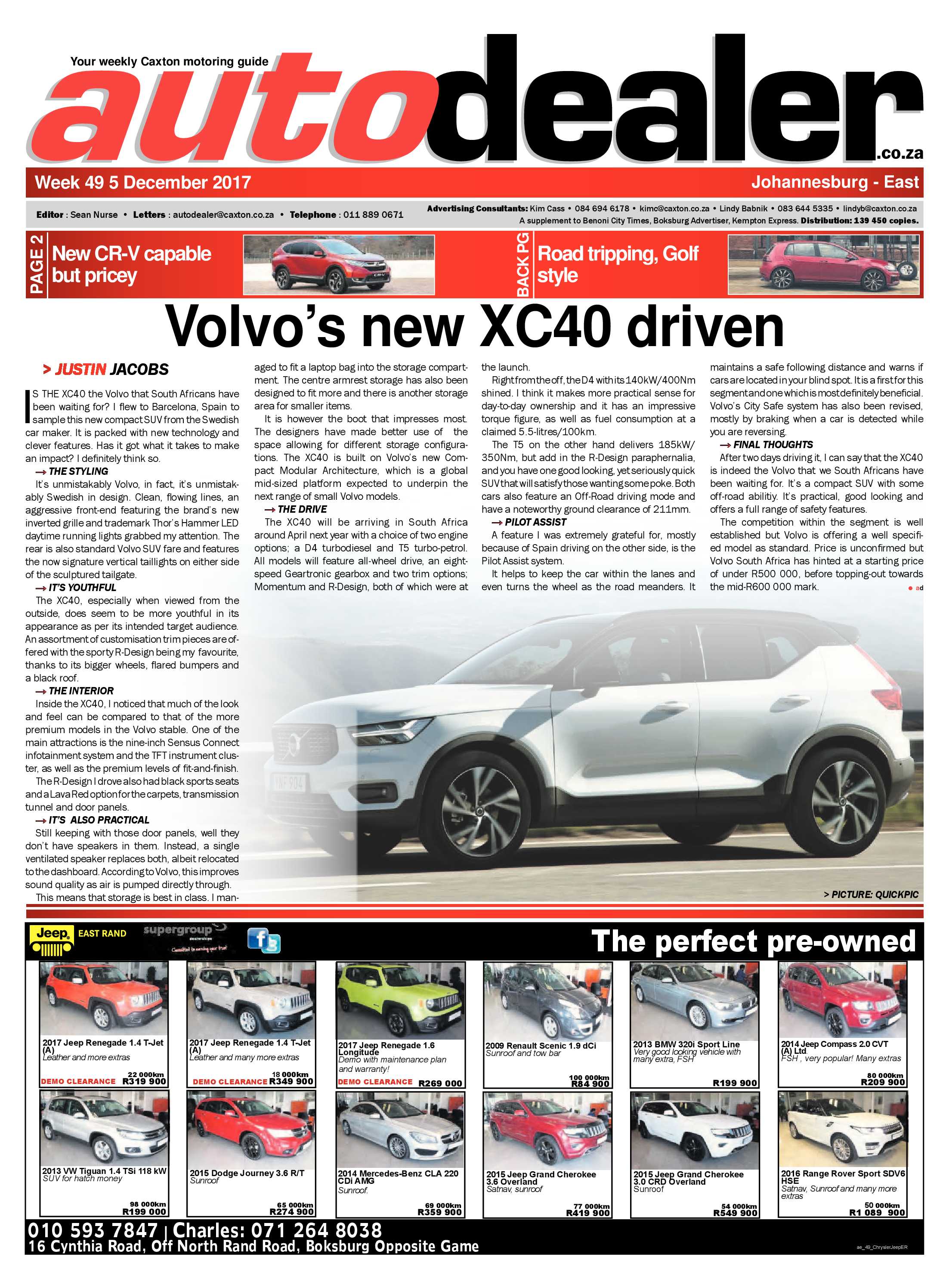 Joburg East Express 05 December 2017 page 9