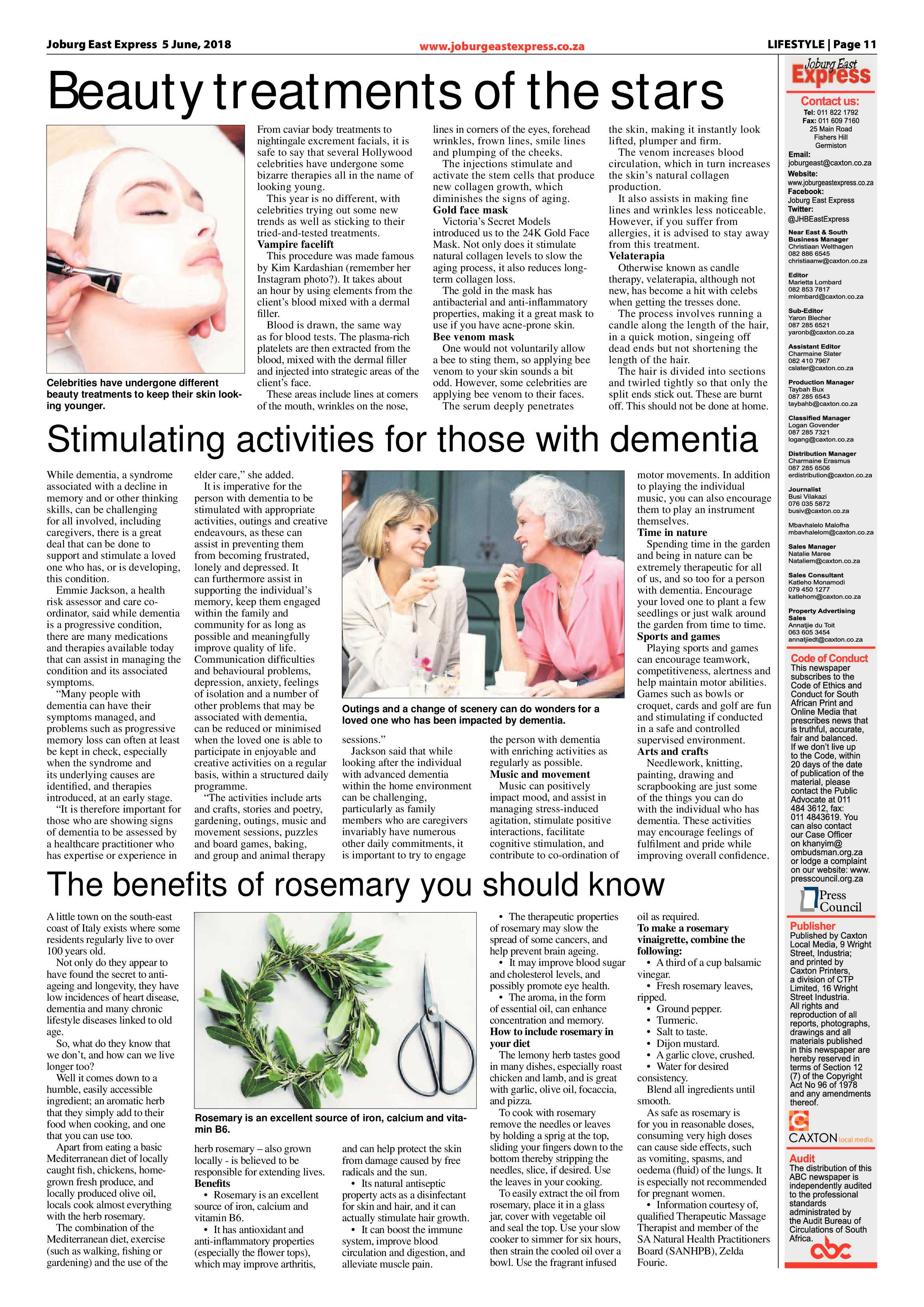 Joburg East Express 05 June 2018 page 11
