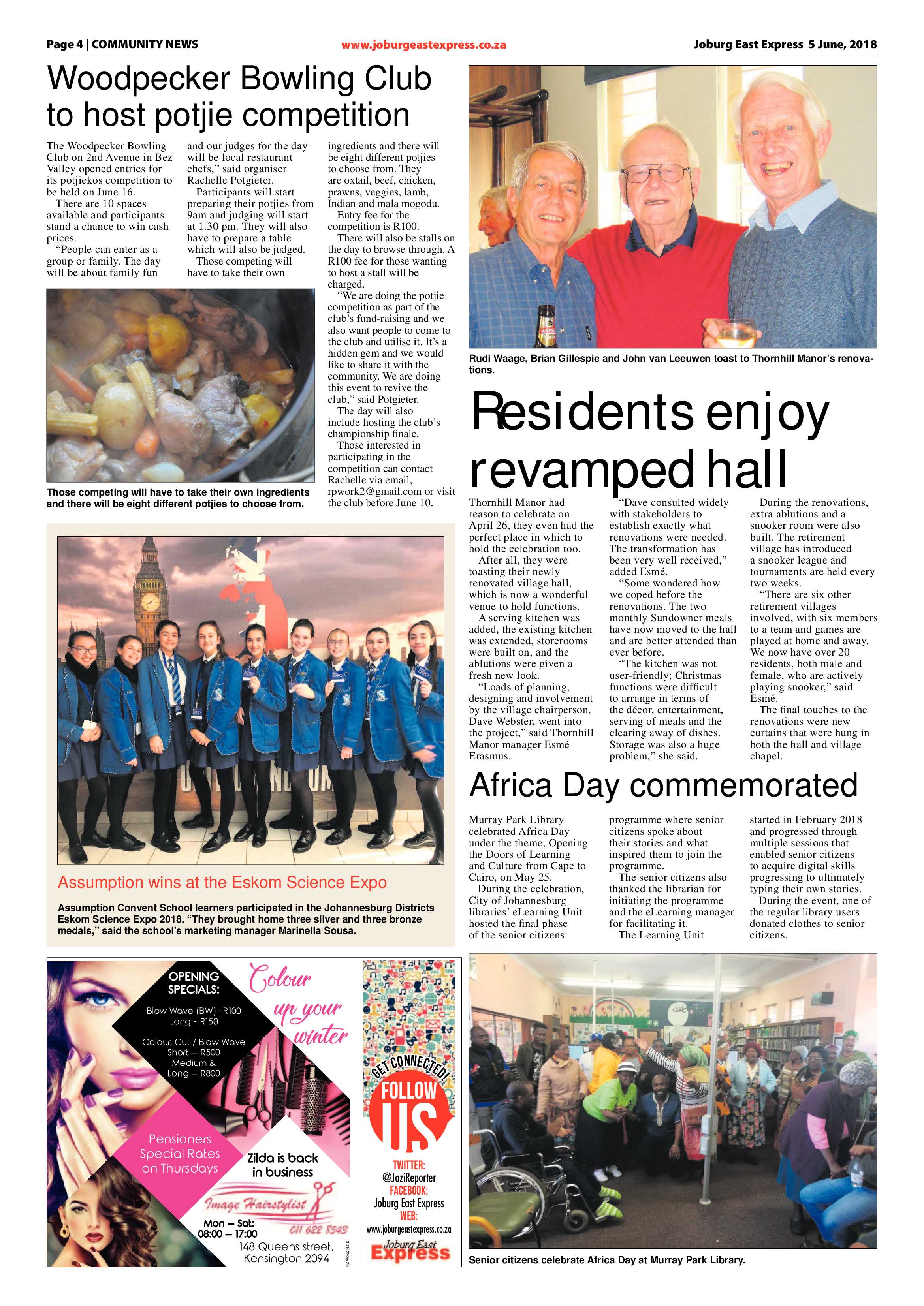 Joburg East Express 05 June 2018 page 4
