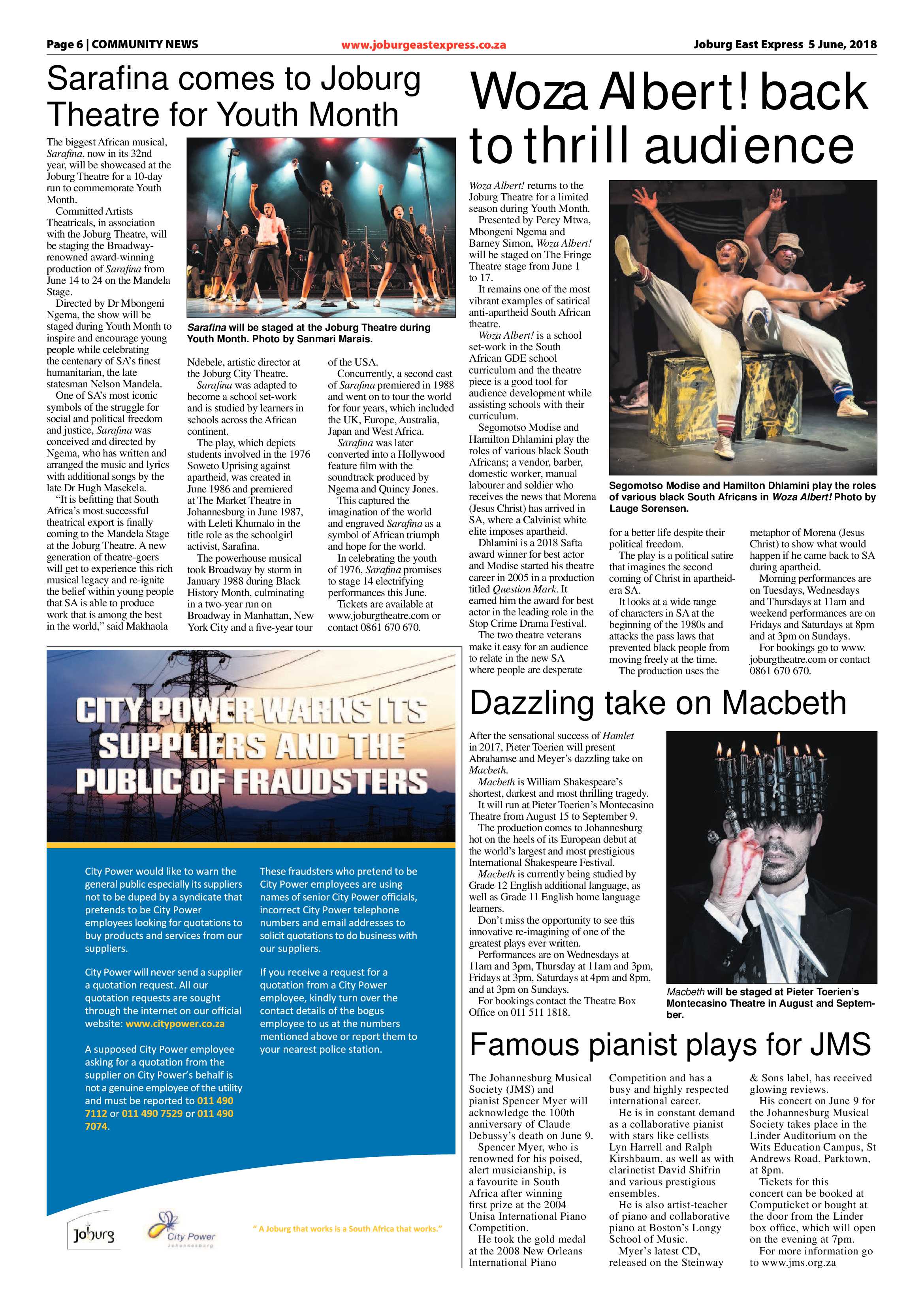 Joburg East Express 05 June 2018 page 6