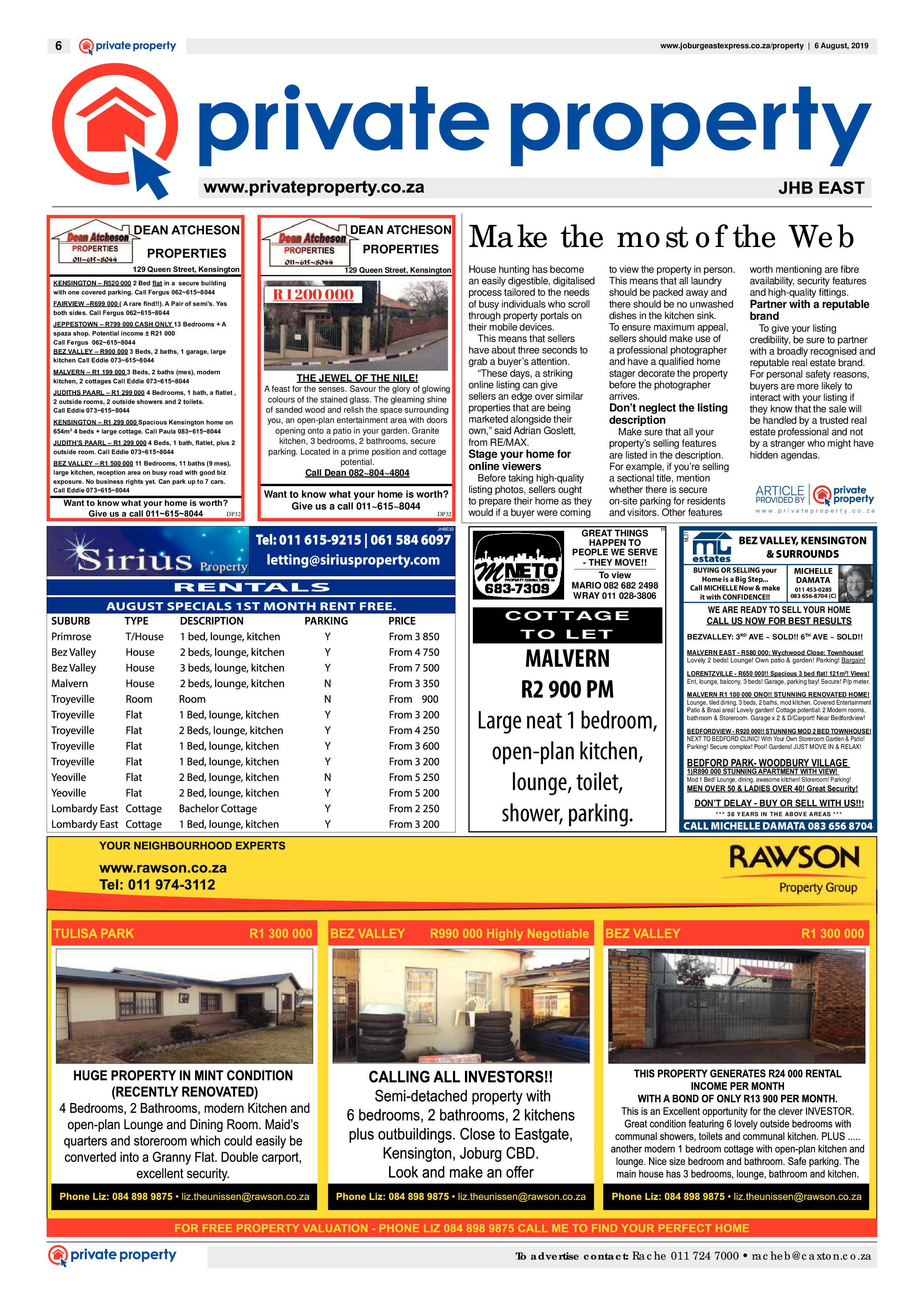 Joburg East Express 06 August 2019 page 6