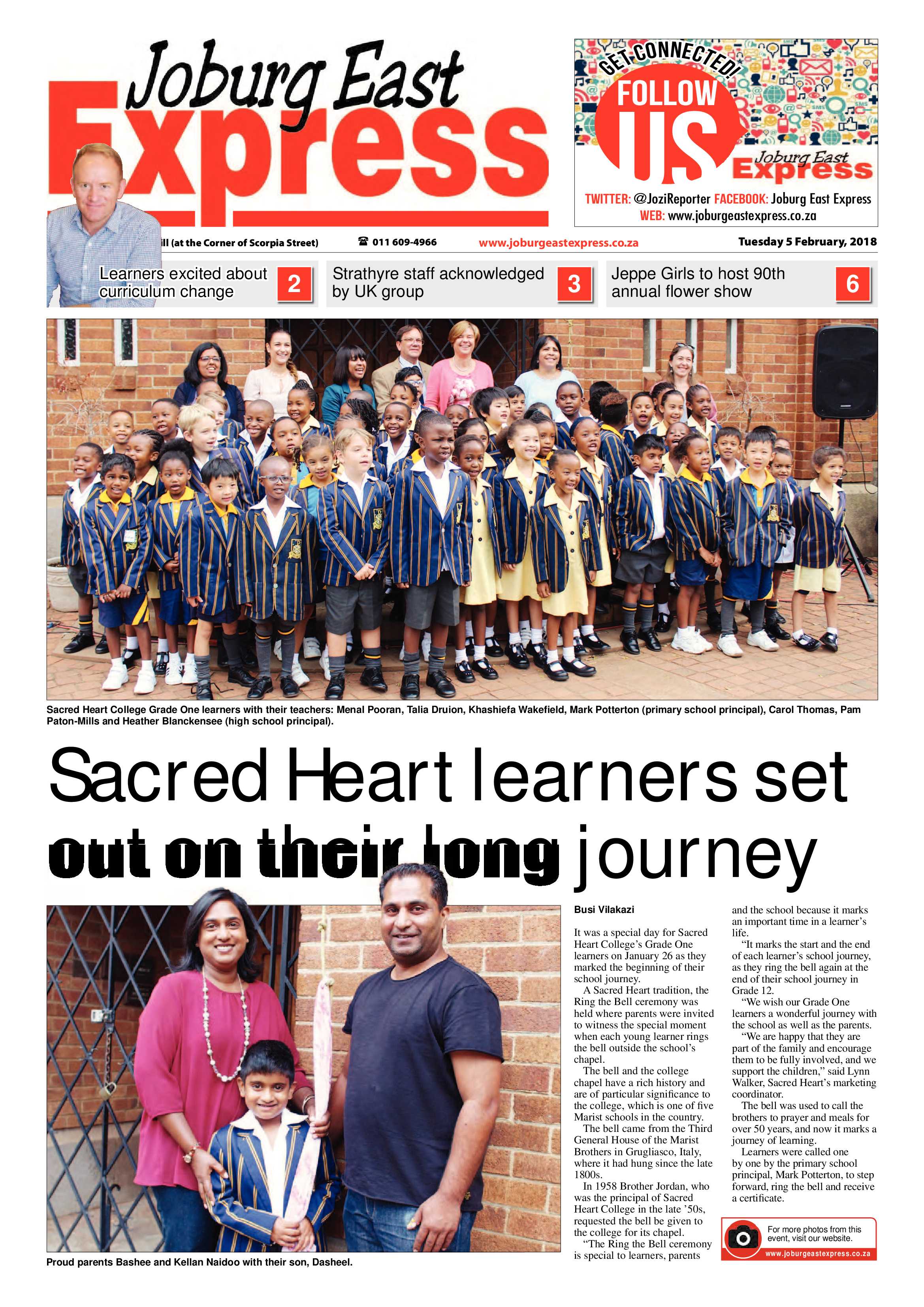 Joburg East Express 06 February 2018 page 1