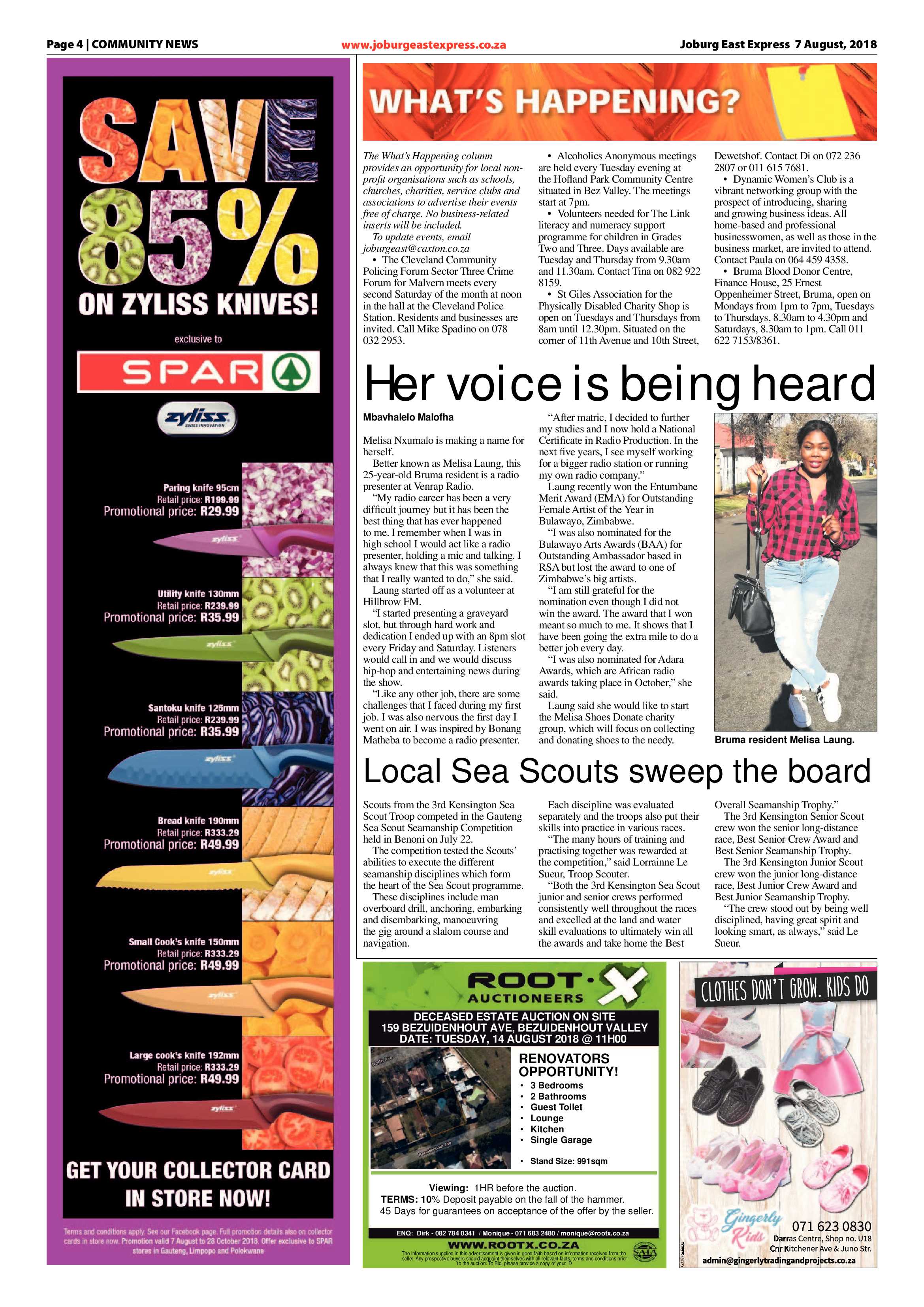 Joburg East Express 07 August 2018 page 4