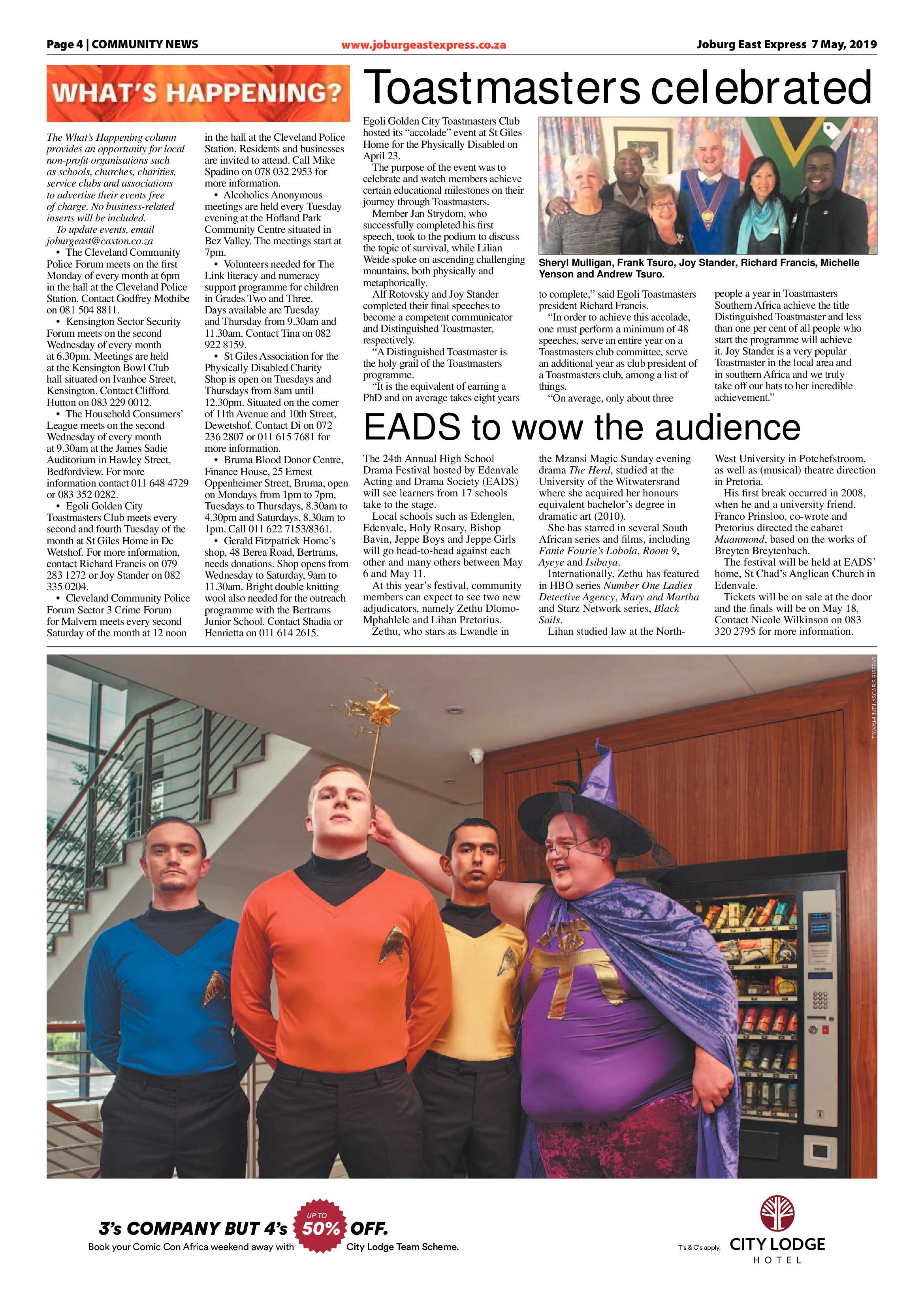 Joburg East Express 07 May 2019 page 4