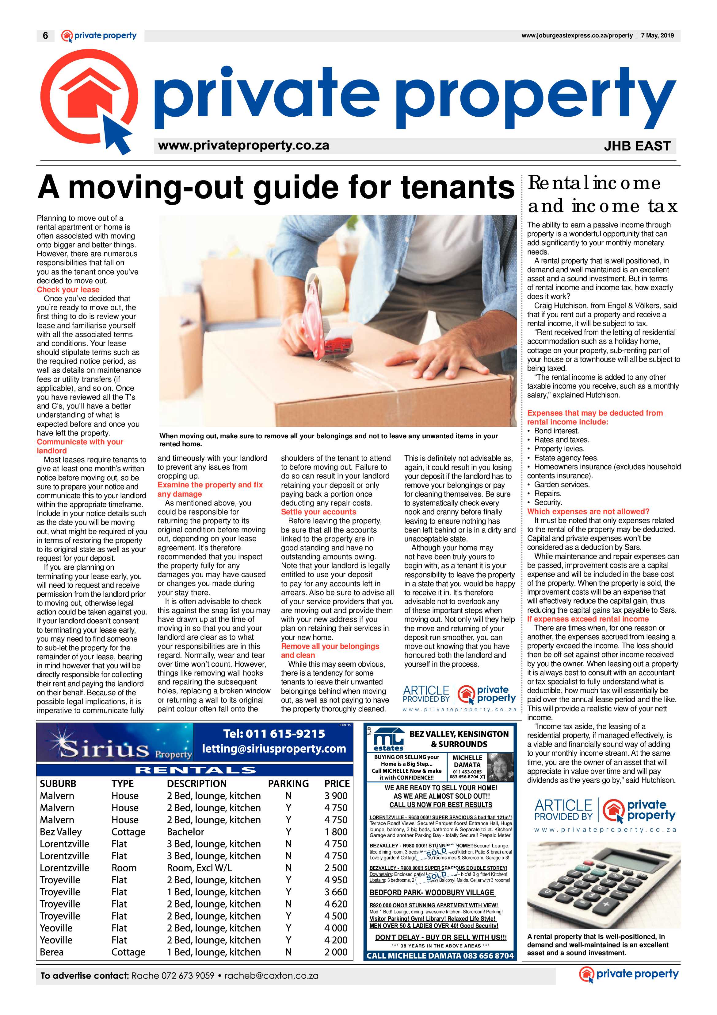 Joburg East Express 07 May 2019 page 6