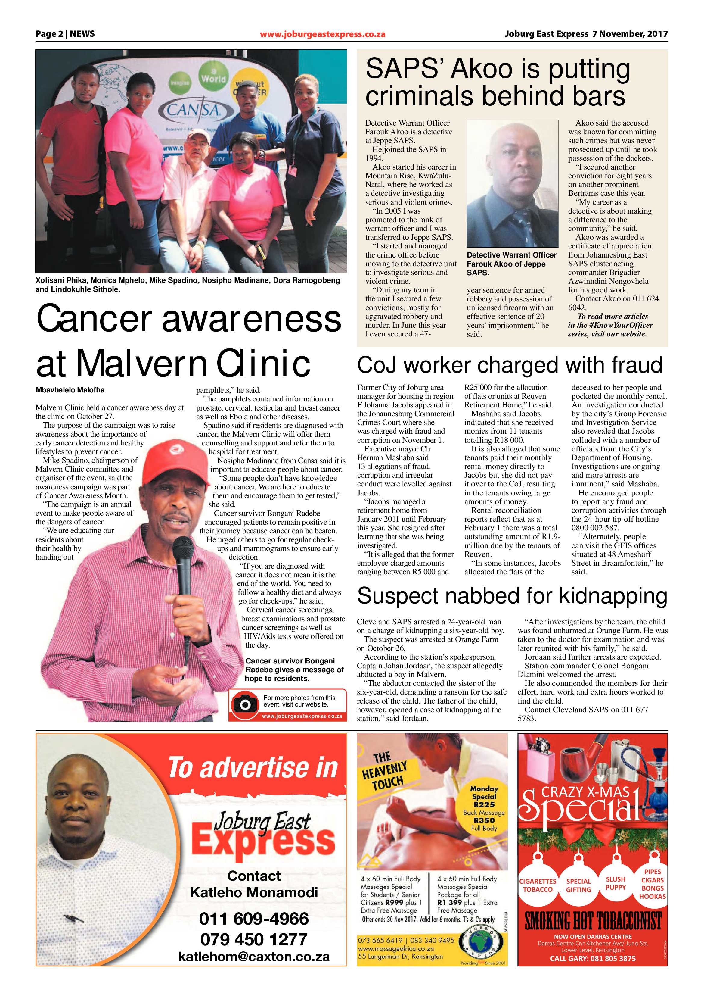 Joburg East Express 07 November 2017 page 2