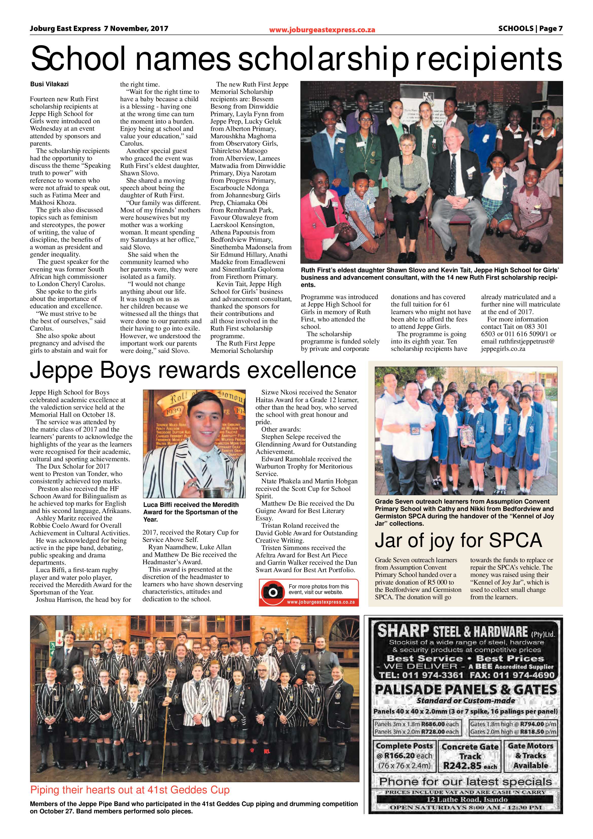 Joburg East Express 07 November 2017 page 7