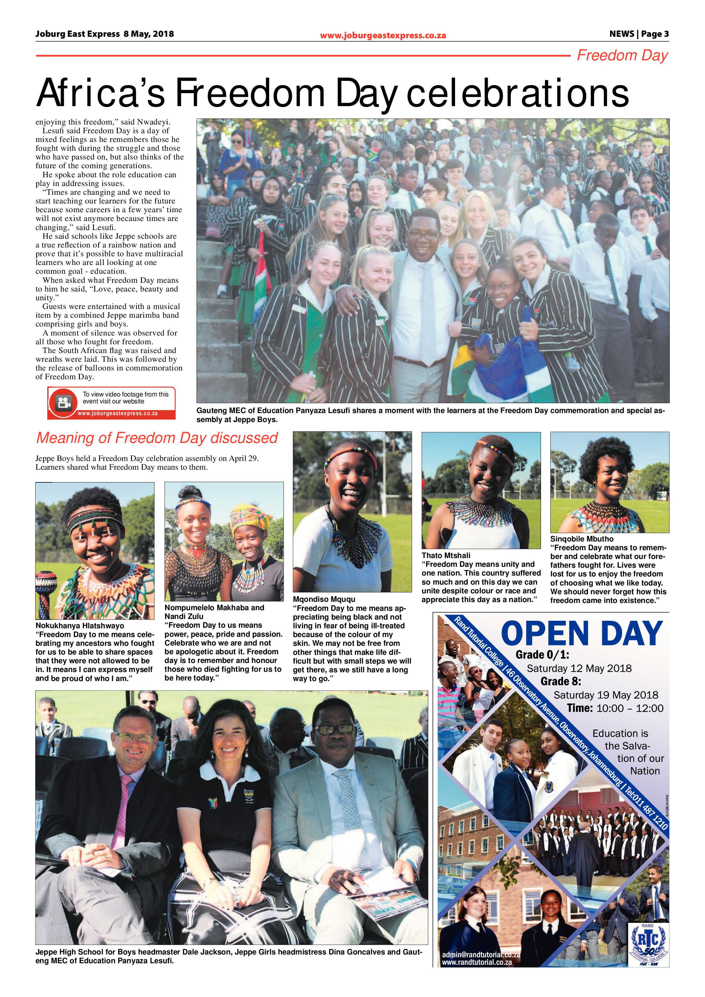Joburg East Express 08 May 2018 page 3