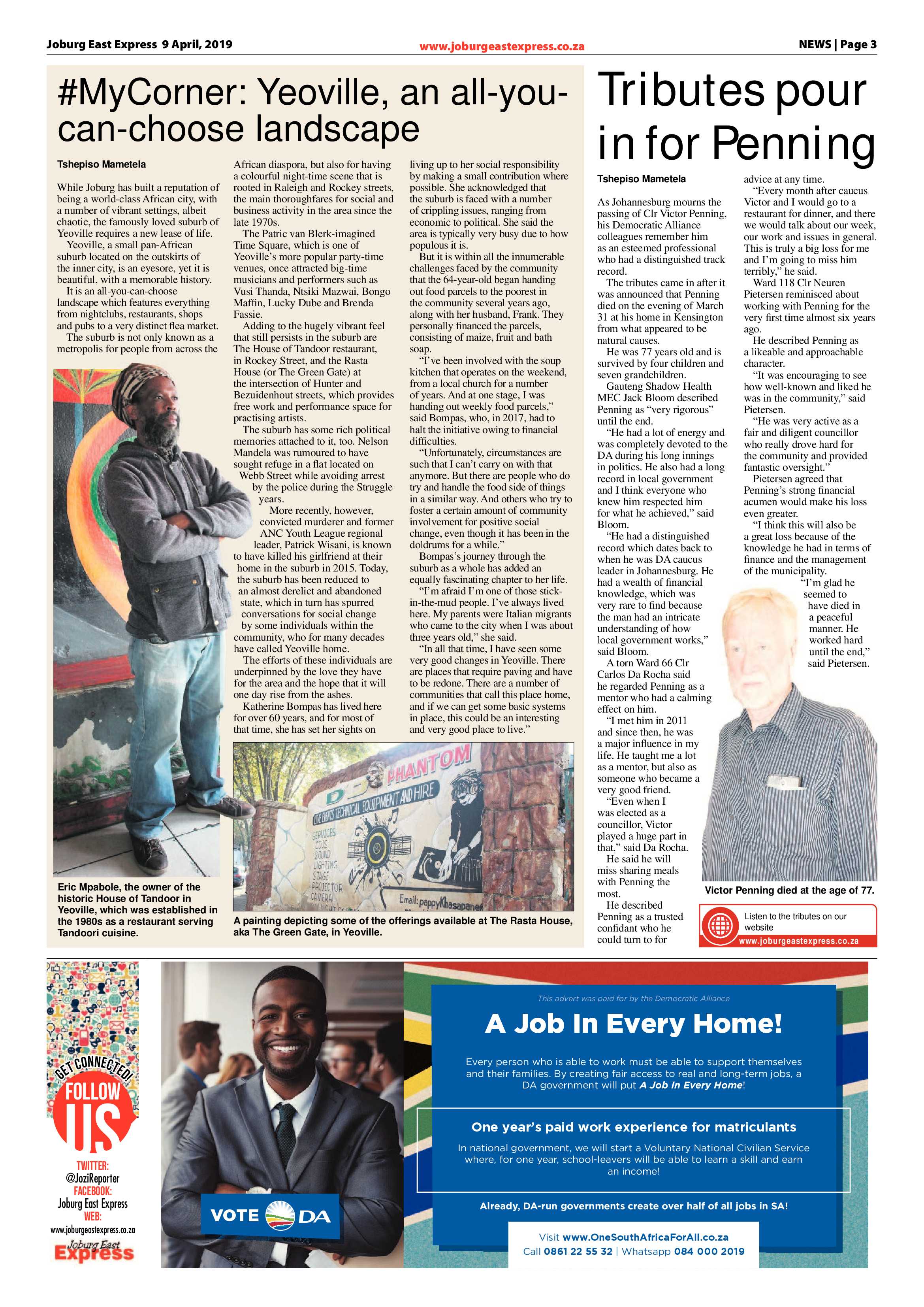 Joburg East Express 09 April 2019 page 3