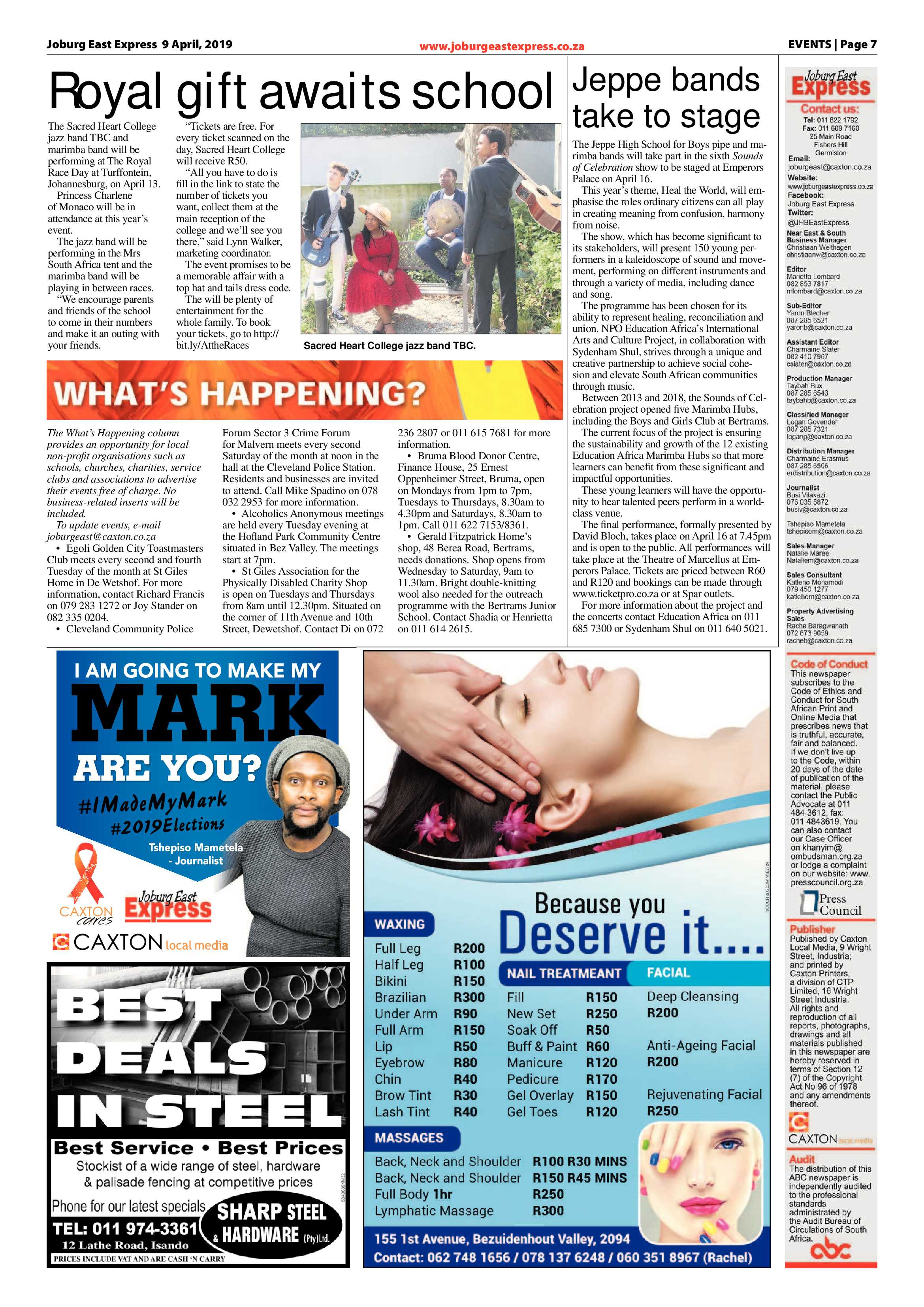 Joburg East Express 09 April 2019 page 7