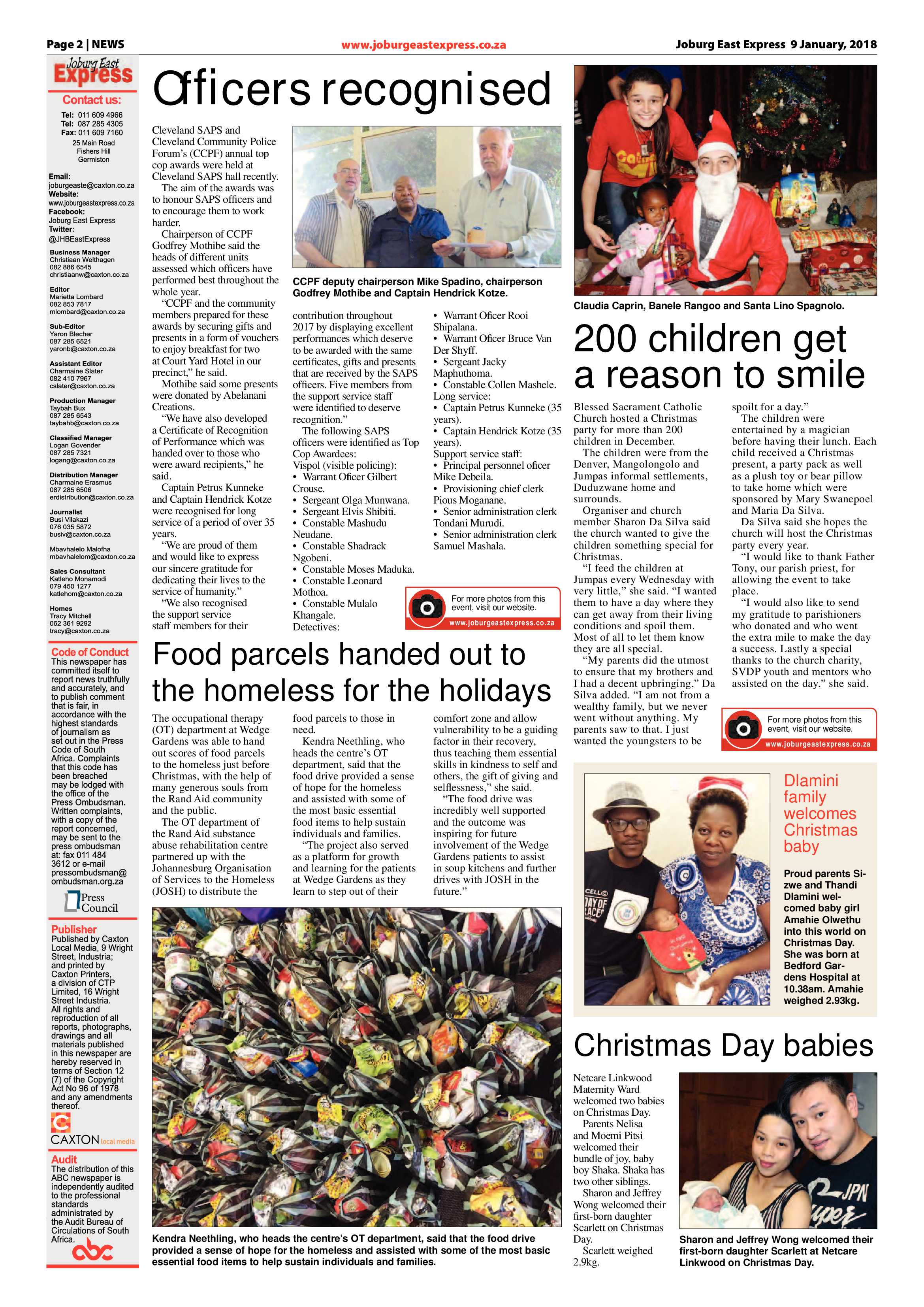Joburg East Express 09 January 2017 page 2