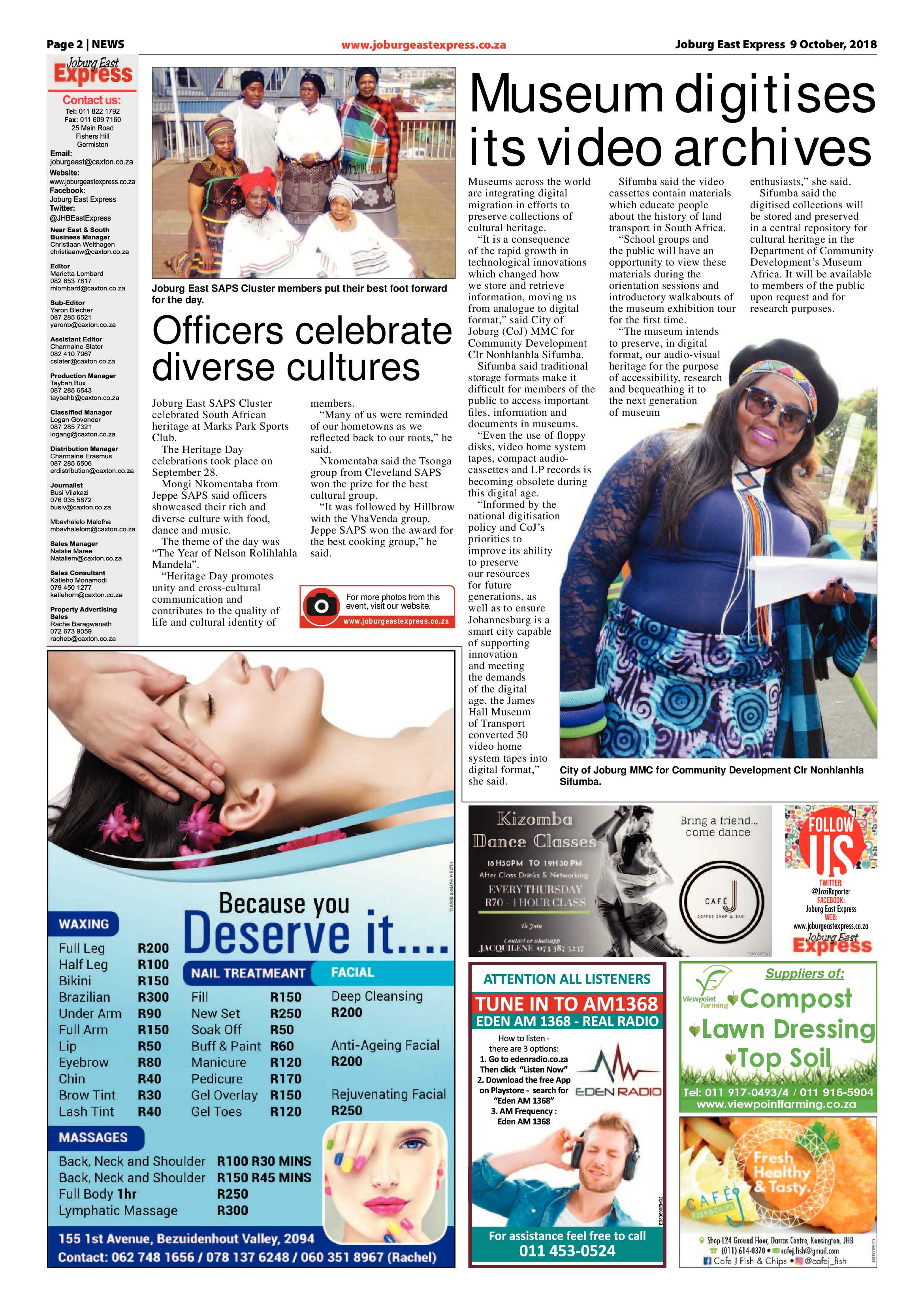 Joburg East Express 09 October 2018 page 2