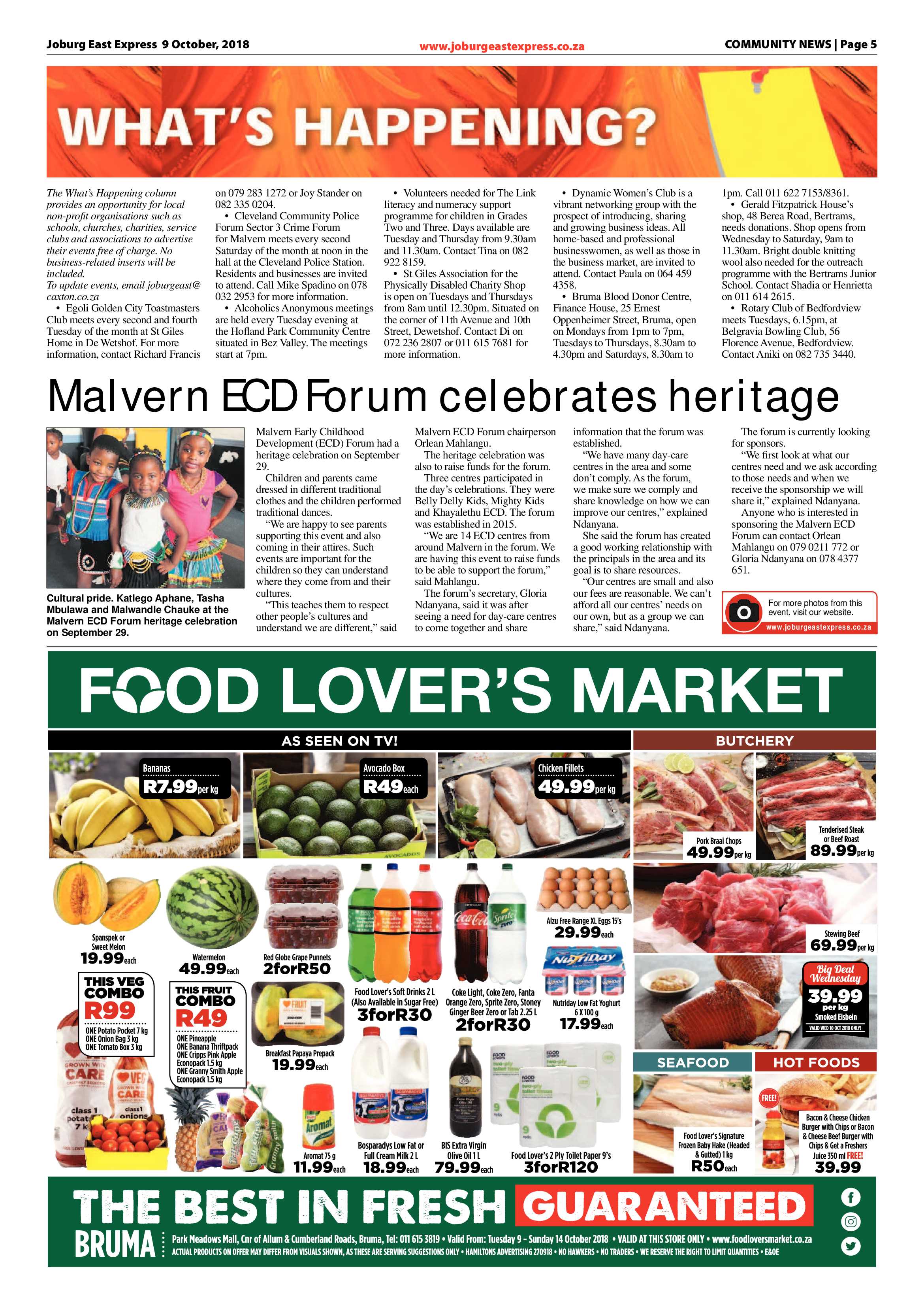Joburg East Express 09 October 2018 page 5