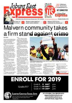 Joburg East Express 09 October 2018