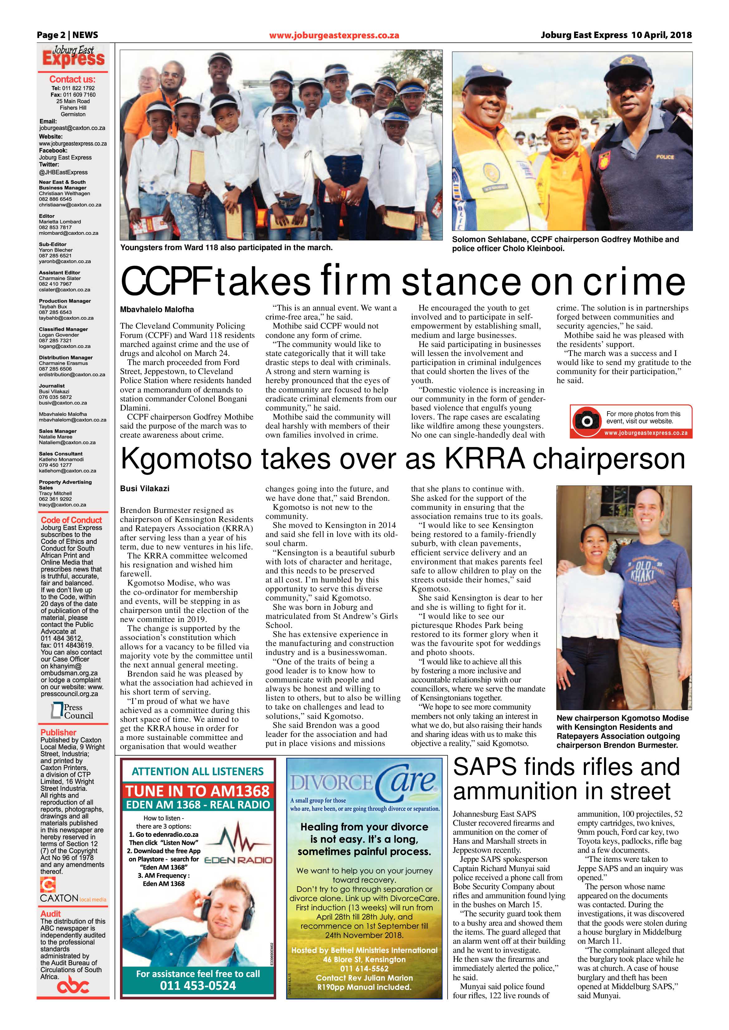Joburg East Express 10 April 2018 page 2