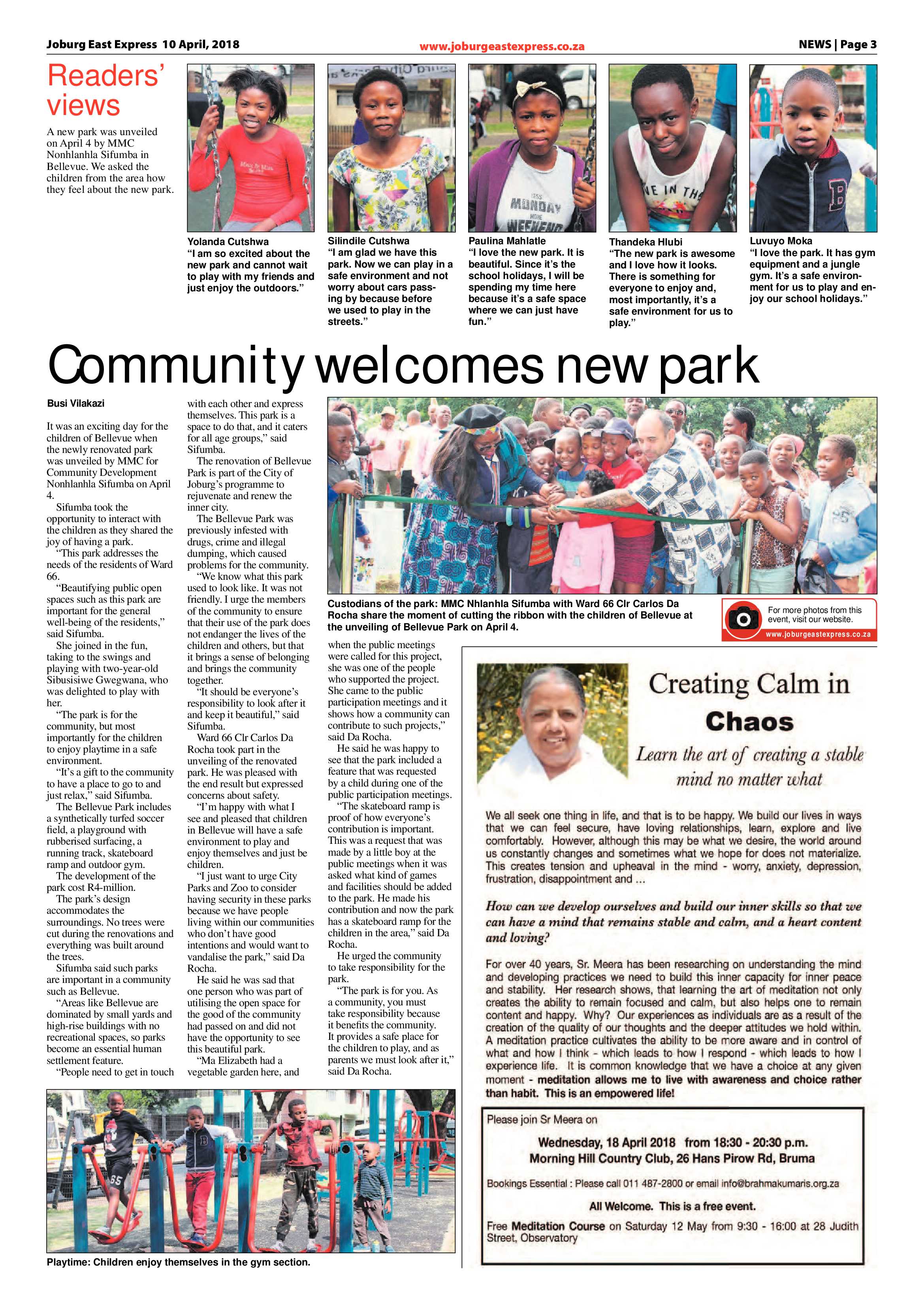 Joburg East Express 10 April 2018 page 3