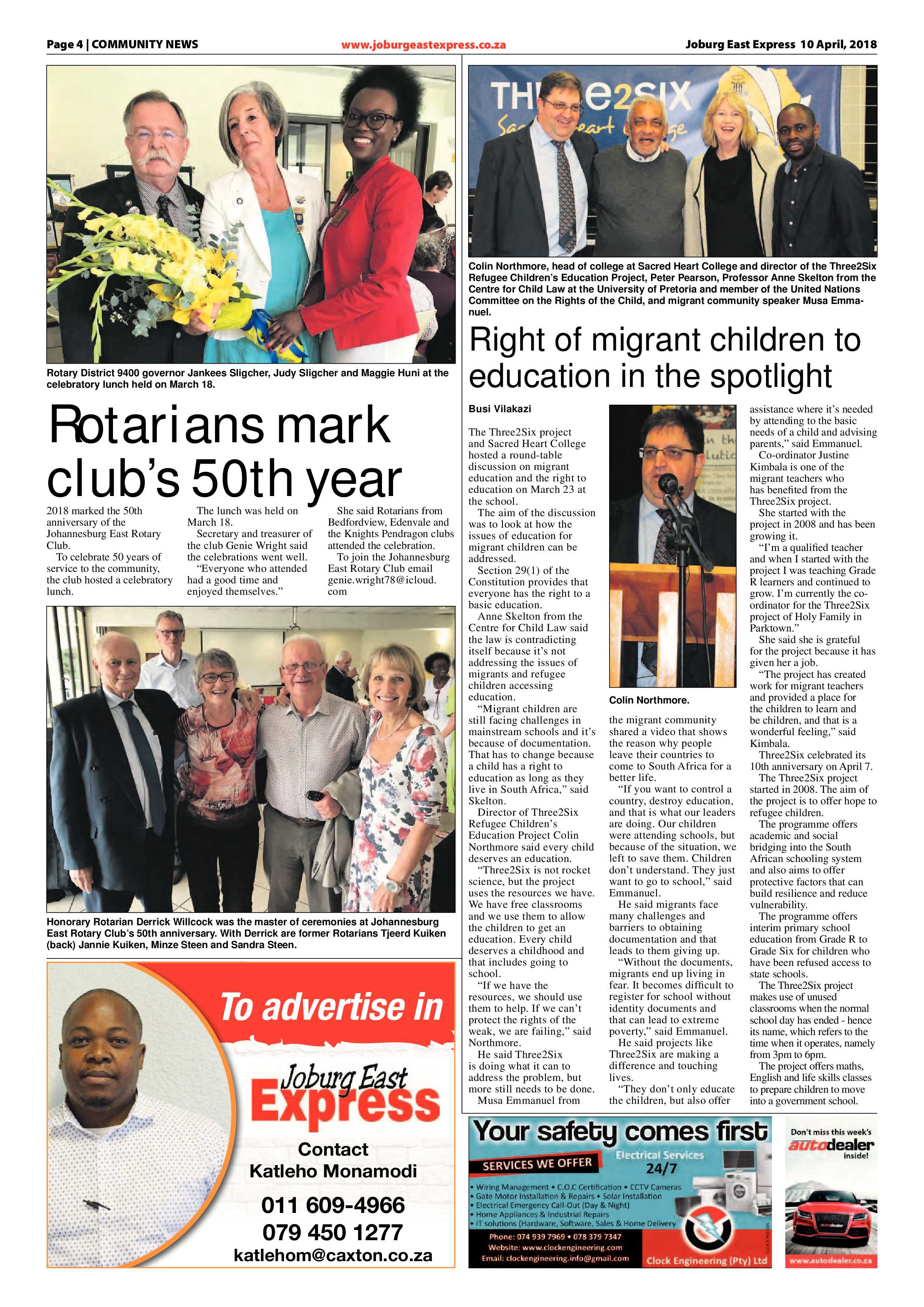 Joburg East Express 10 April 2018 page 4
