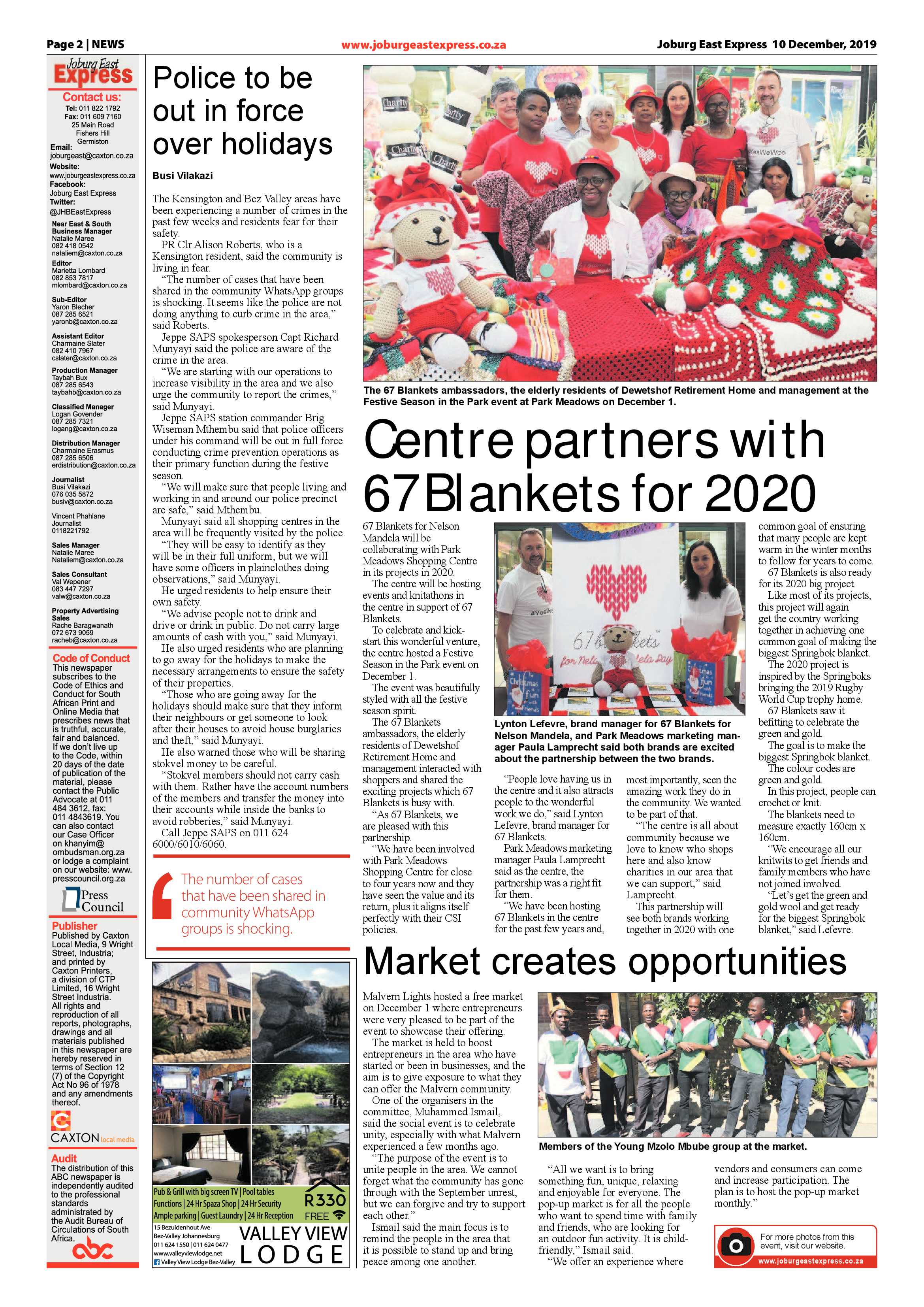Joburg East Express 10 December 2019 page 2