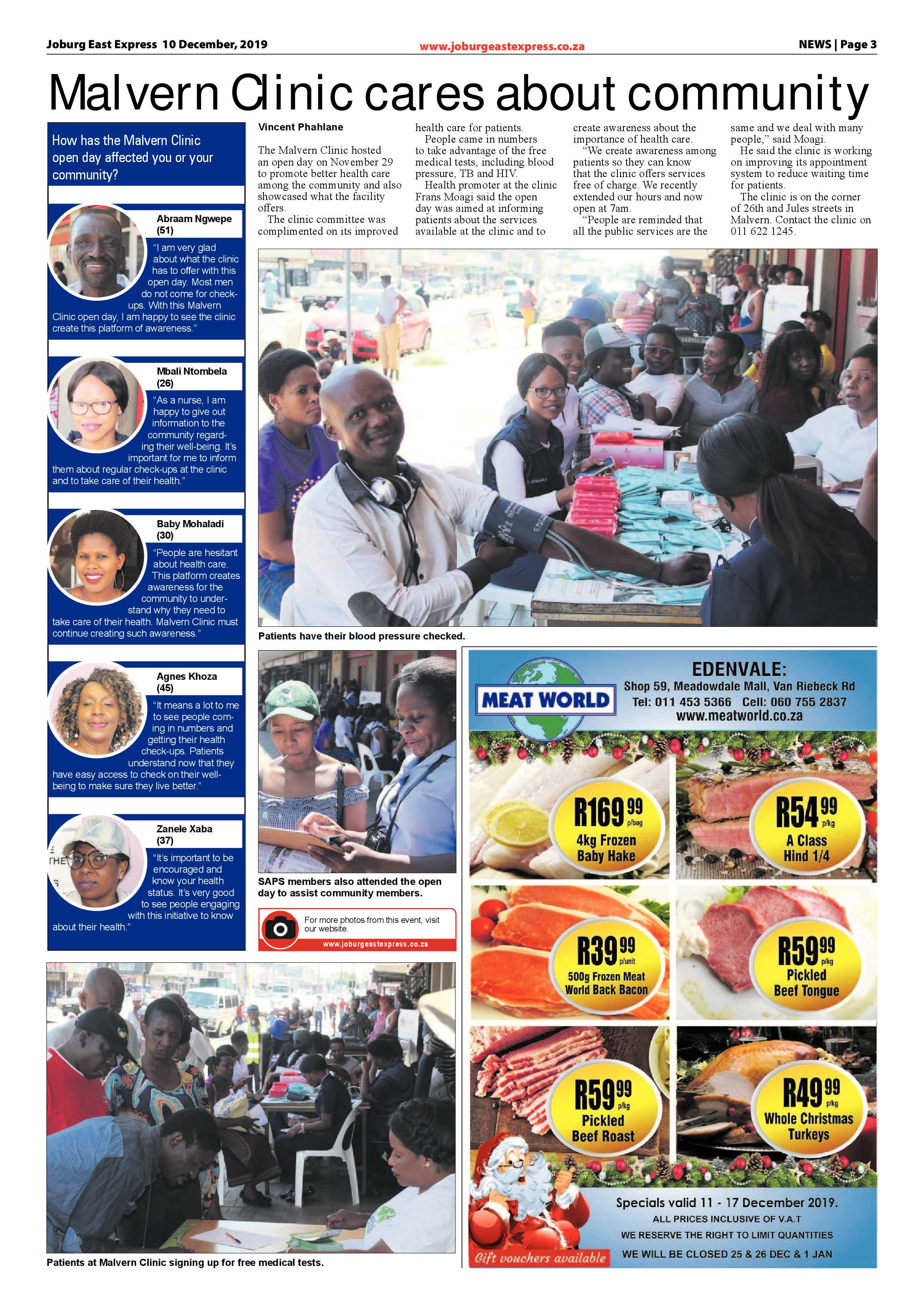 Joburg East Express 10 December 2019 page 3