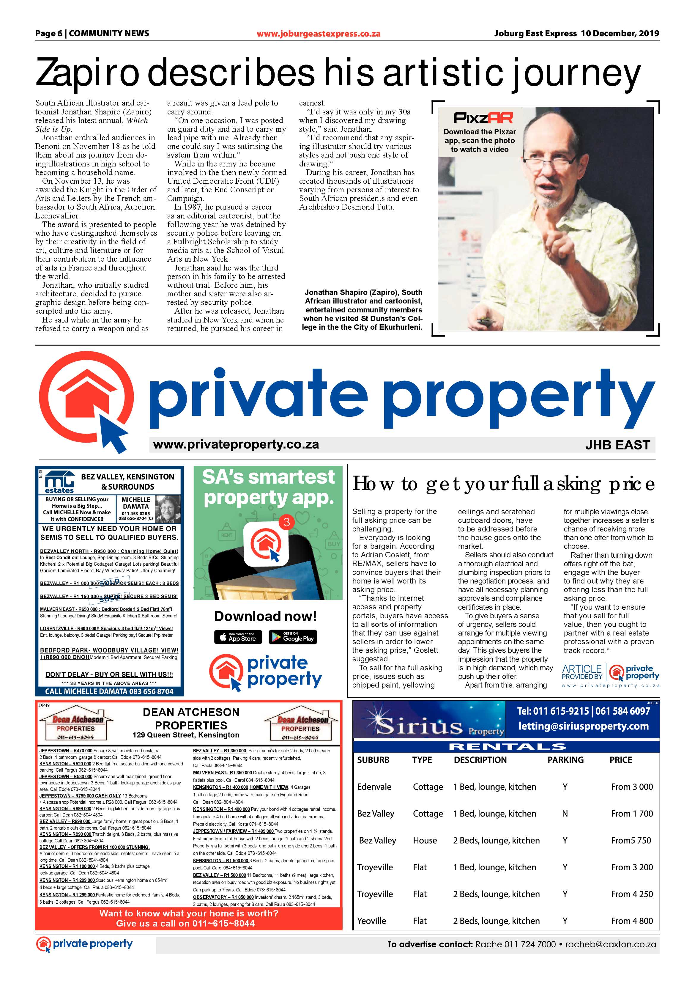 Joburg East Express 10 December 2019 page 6