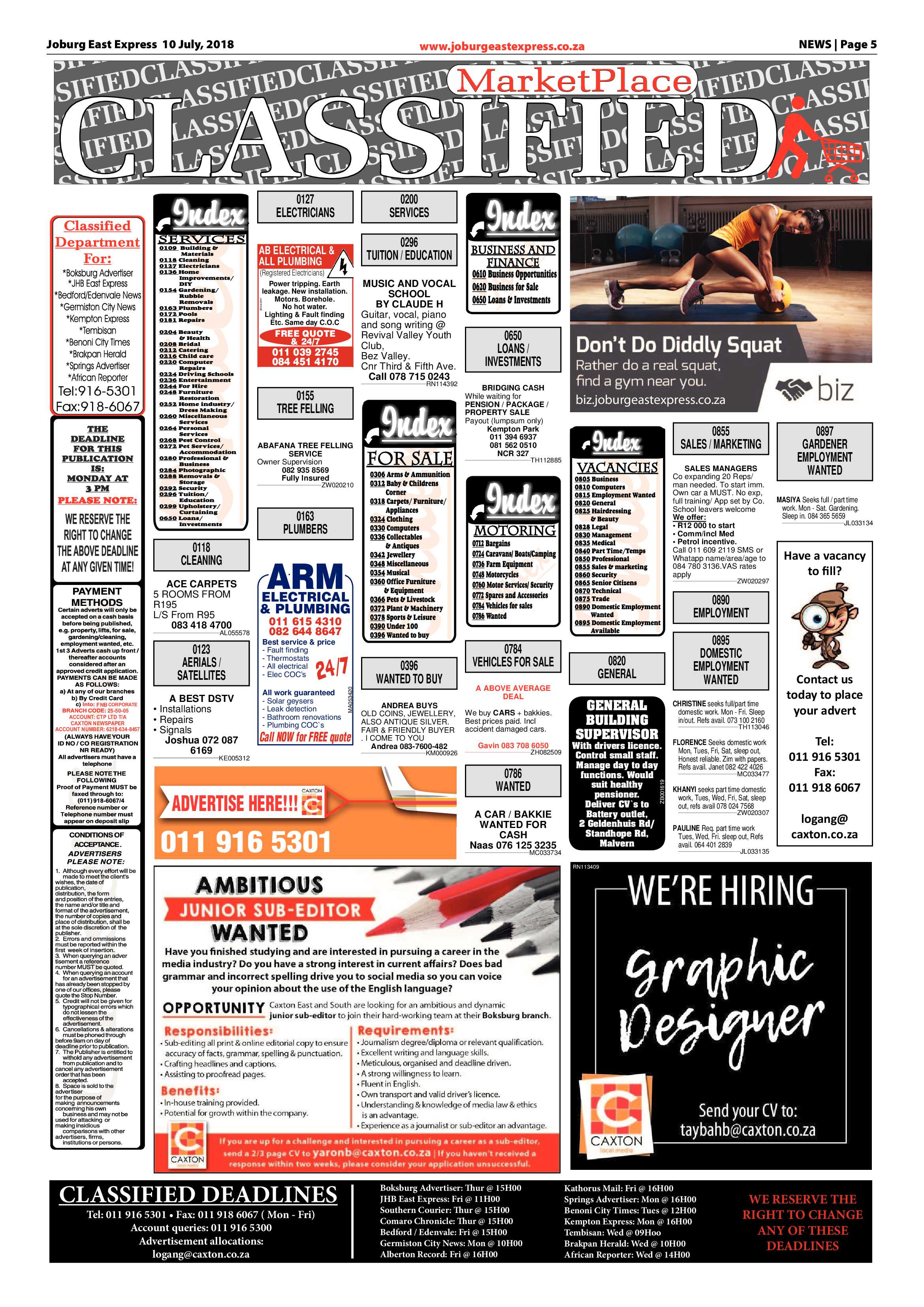 Joburg East Express 10 July 2018 page 5