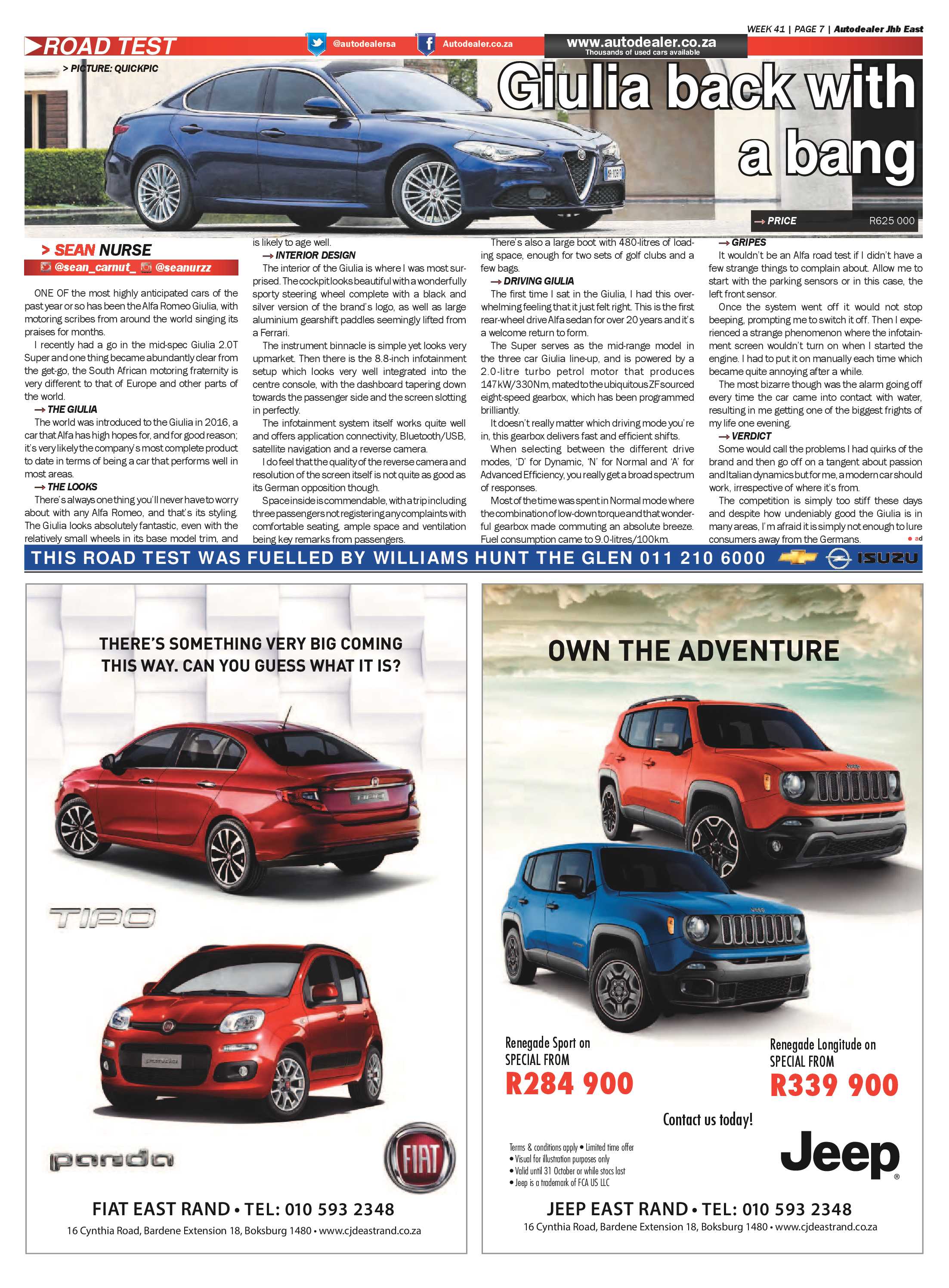 Joburg East Express 10 October 2017 page 19