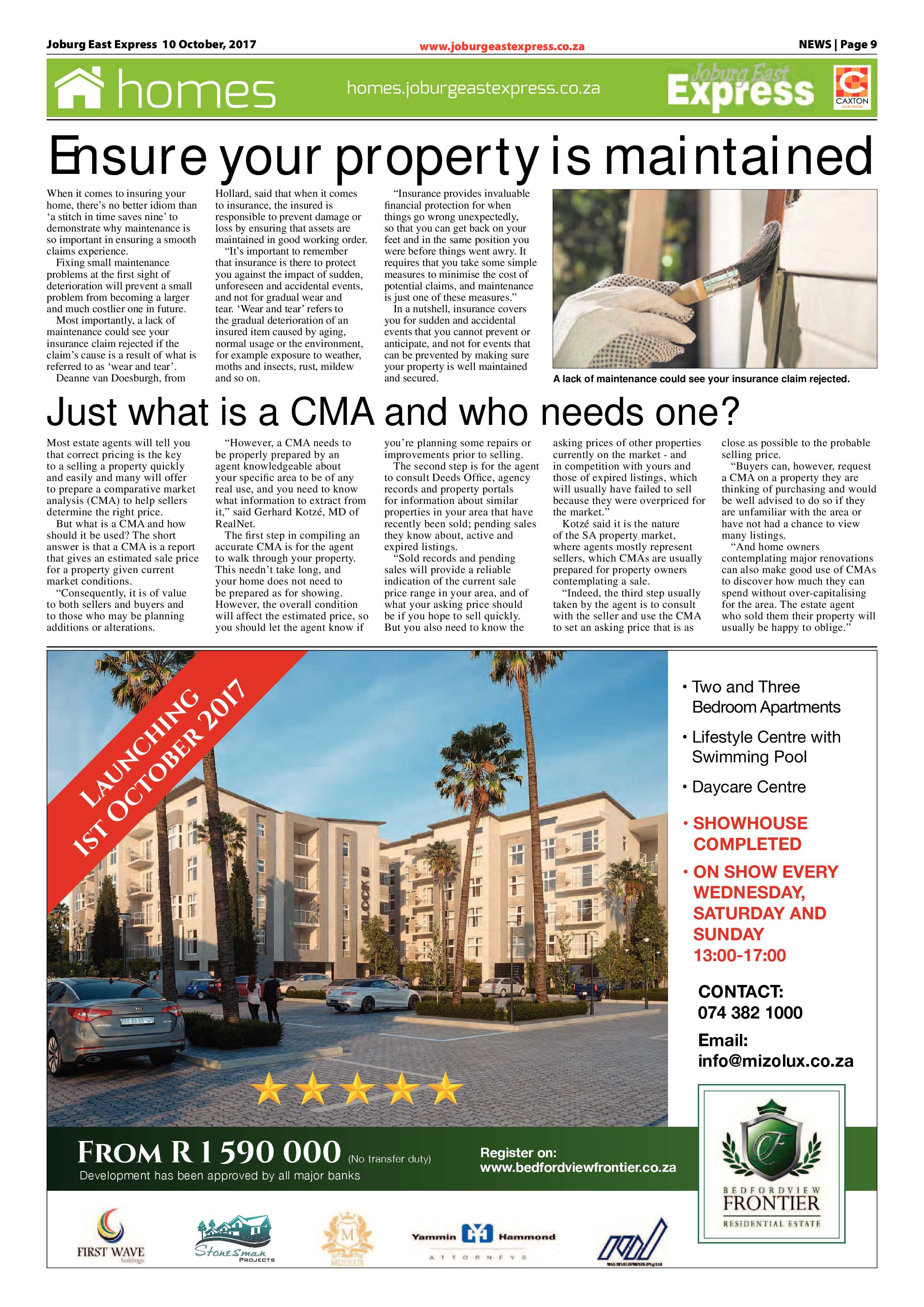 Joburg East Express 10 October 2017 page 9