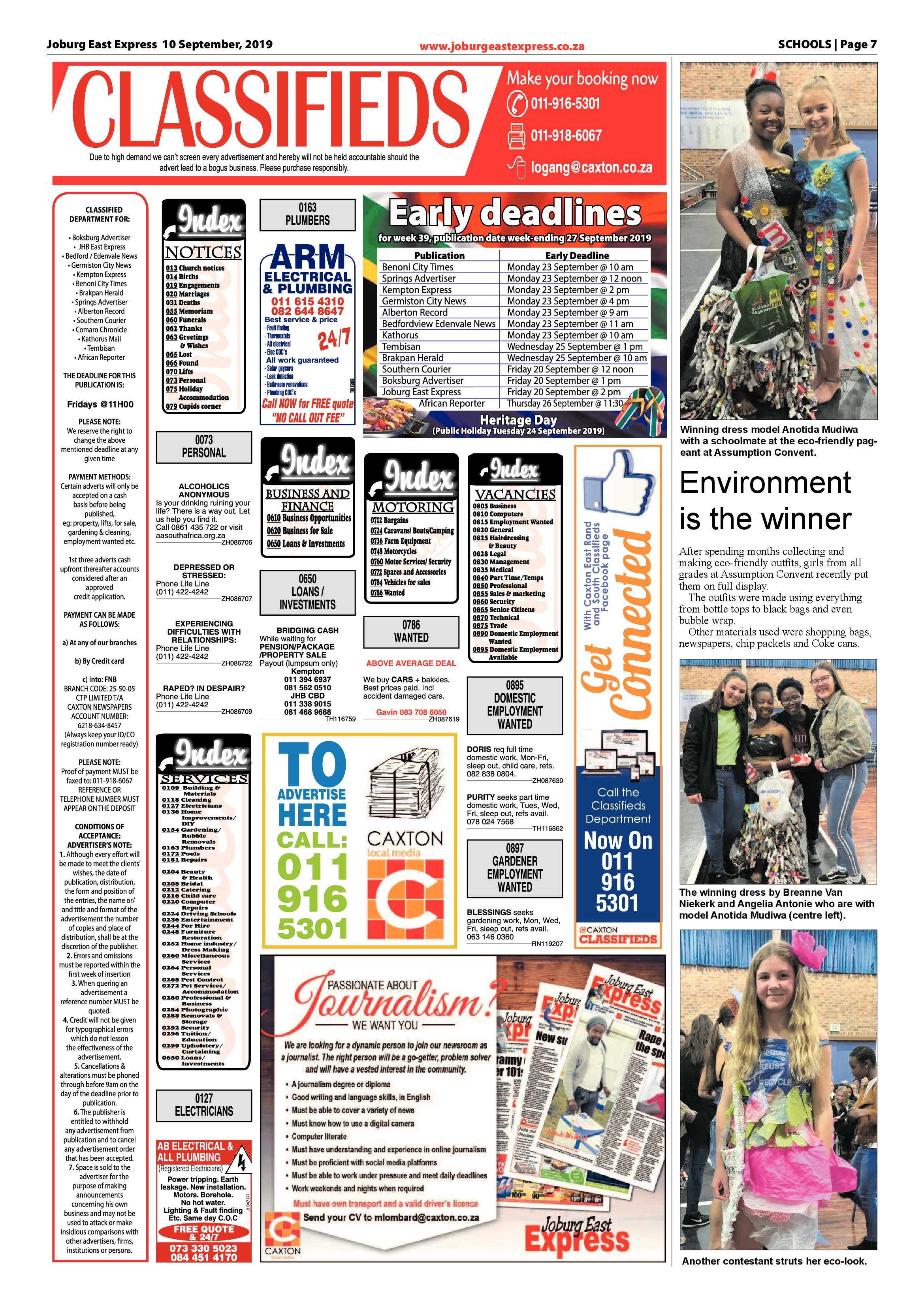Joburg East Express 10 September 2019 page 7