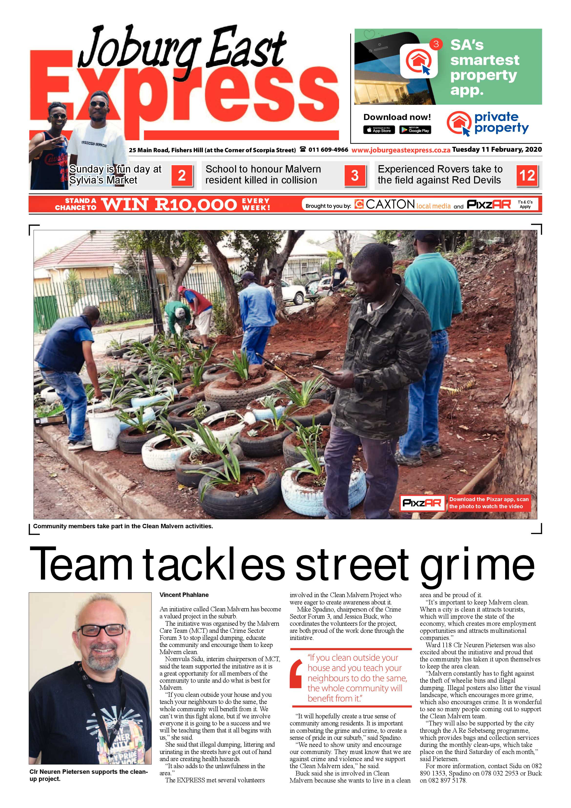 Joburg East Express 11 February 2020 page 1