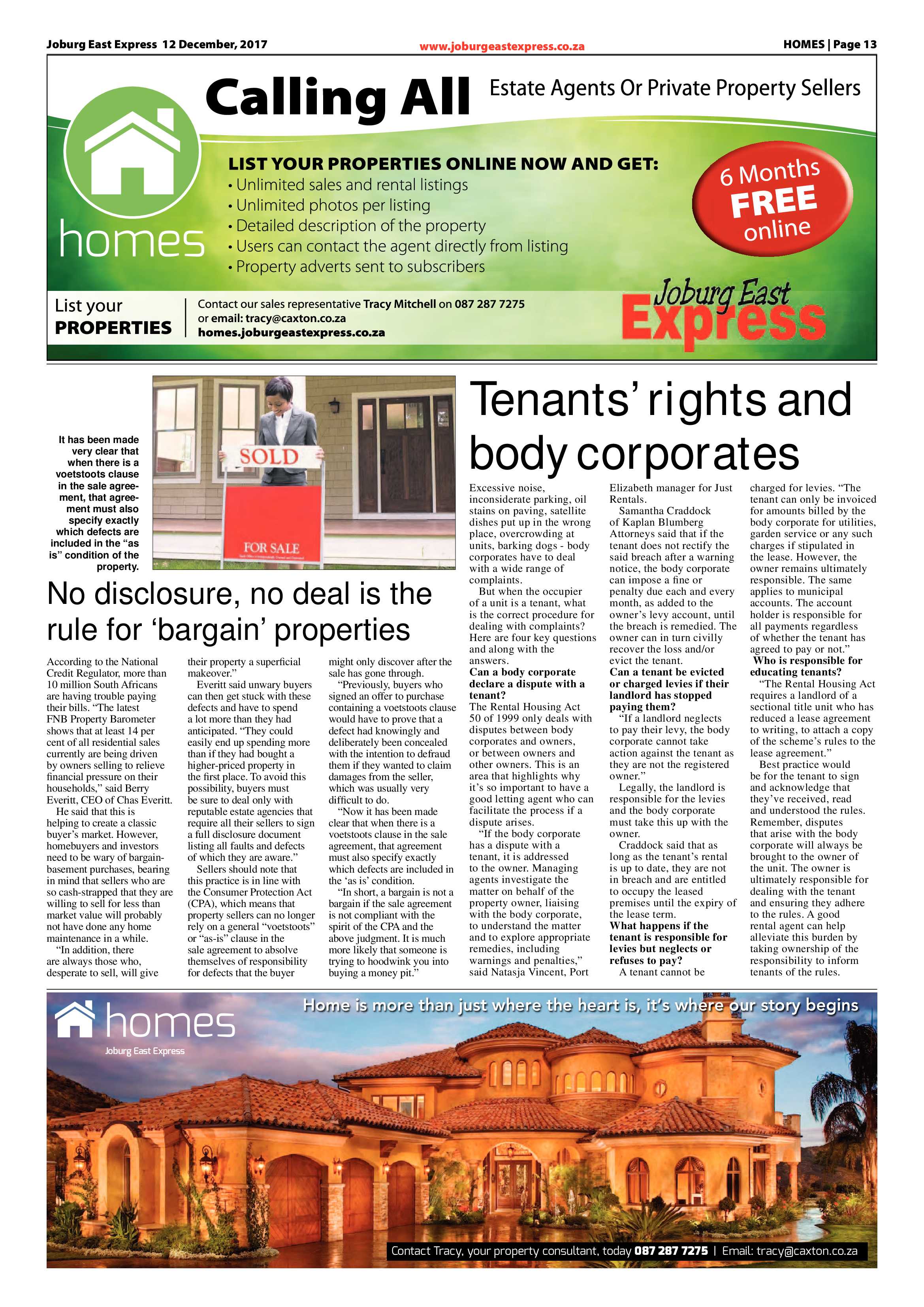 Joburg East Express 12 December 2017 page 13