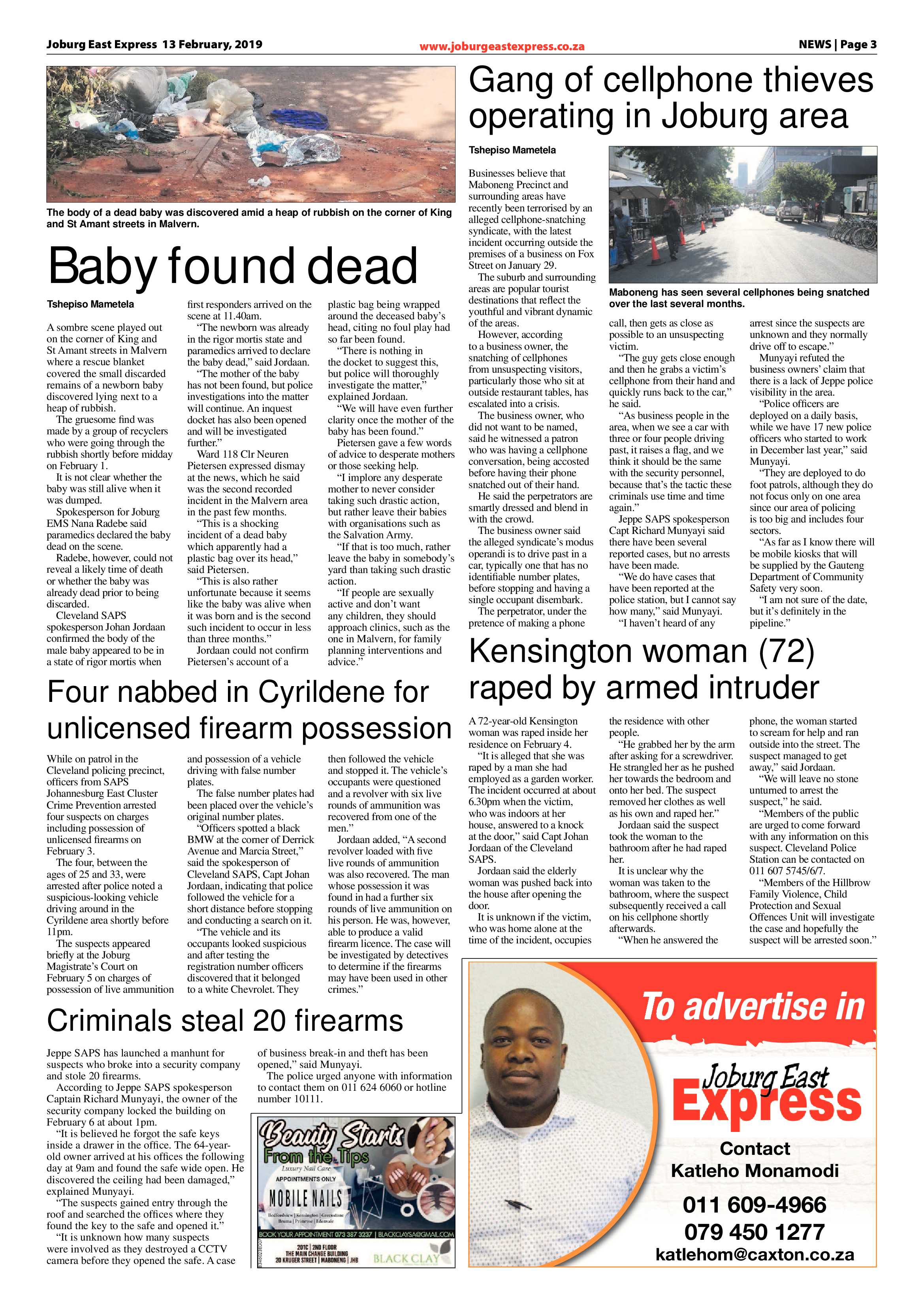 Joburg East Express 12 February 2019 page 3